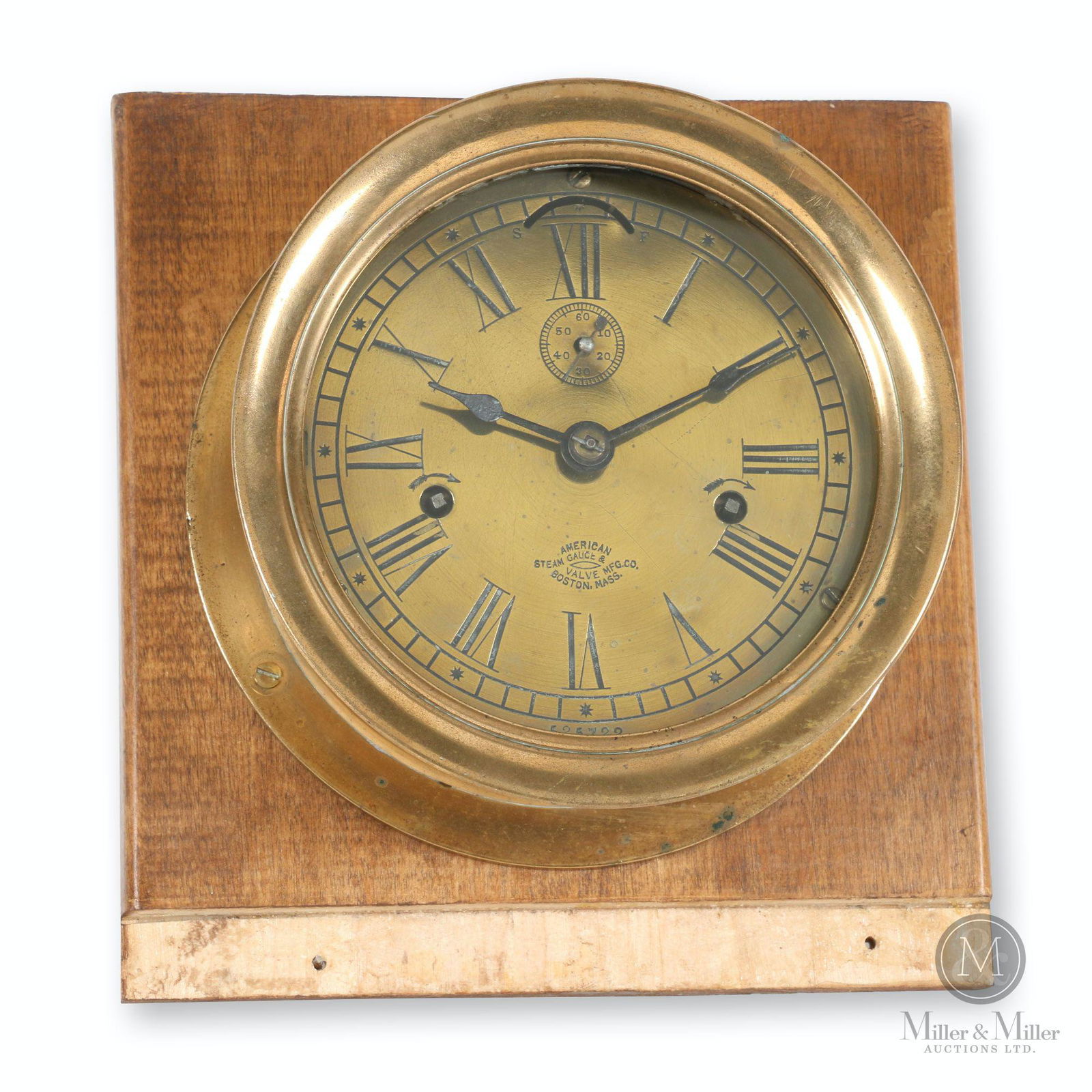 Seth Thomas Brass Marine Clock (1 of 9)