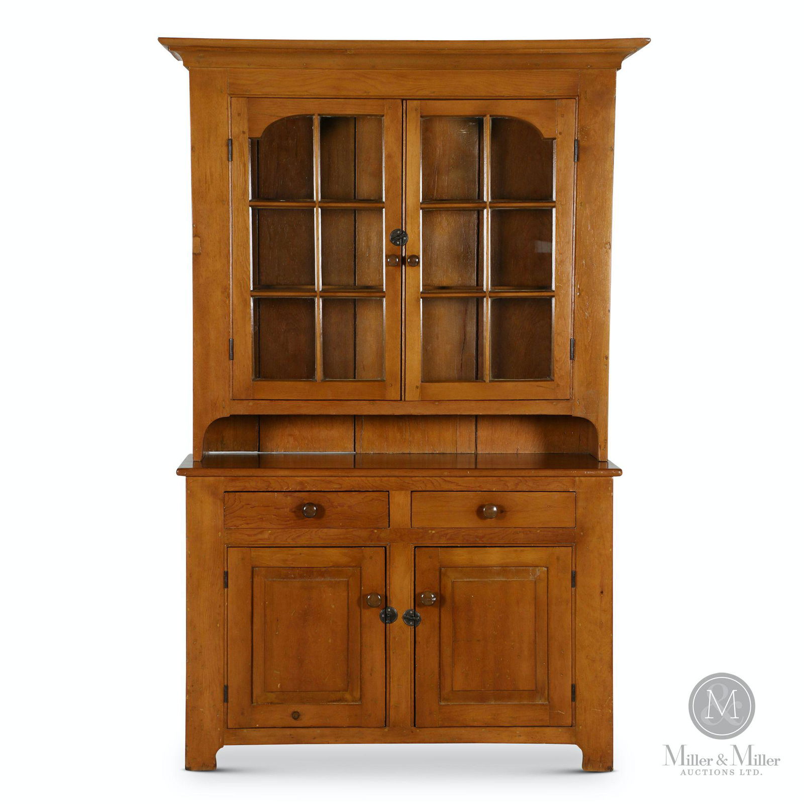 Pine Waterloo County Flat Wall Cupboard (1 of 6)