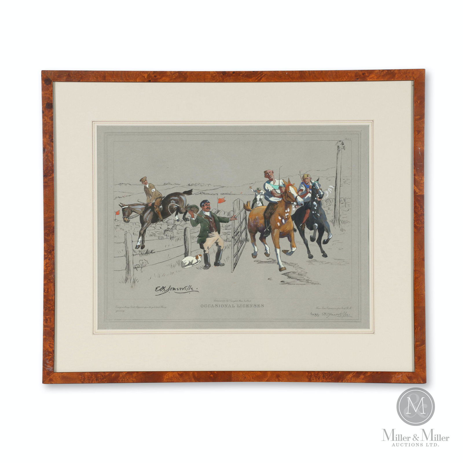 Somerville, Edith. Equine Lithograph (1 of 5)