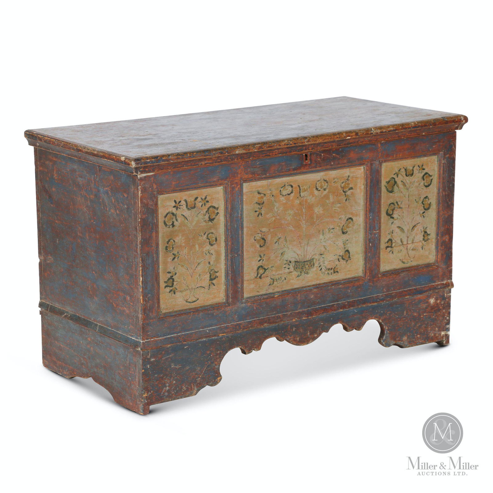 Wilno Painted Pine Blanket Box (1 of 7)