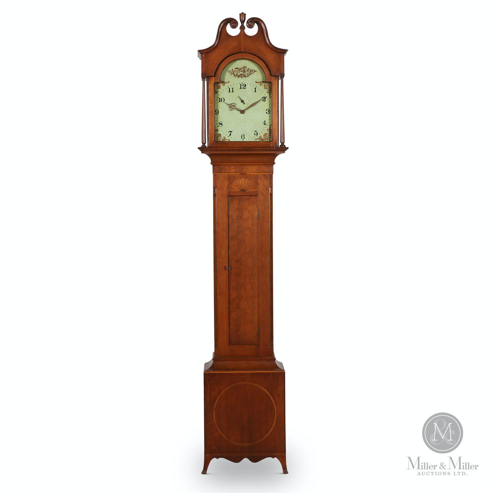 Early Inlaid Tallcase Clock (1 of 12)