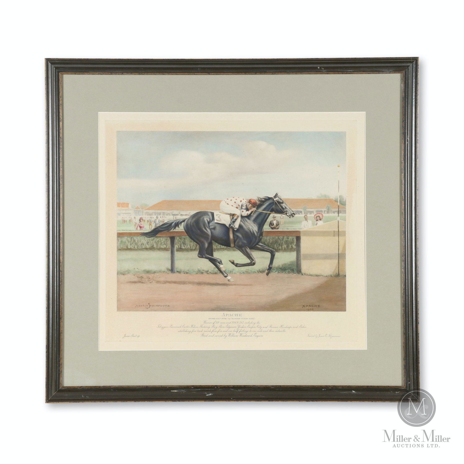 Stainforth, Martin. Apache Race Horse Lithograph (1 of 5)