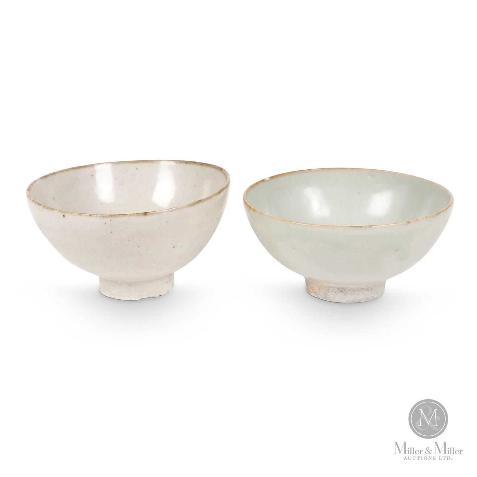 Vung Tao Cargo' Shipwreck Recovered Bowls: Vietnamese. 1690s. Porcelain. Recovered from "Vung Tao" trading ship, lost at sea over 300 years ago, recovered in 1990. One with Christies 'Vung Tao Cargo' auction sticker (Lot 957). 4.75 x 2.25" eac
