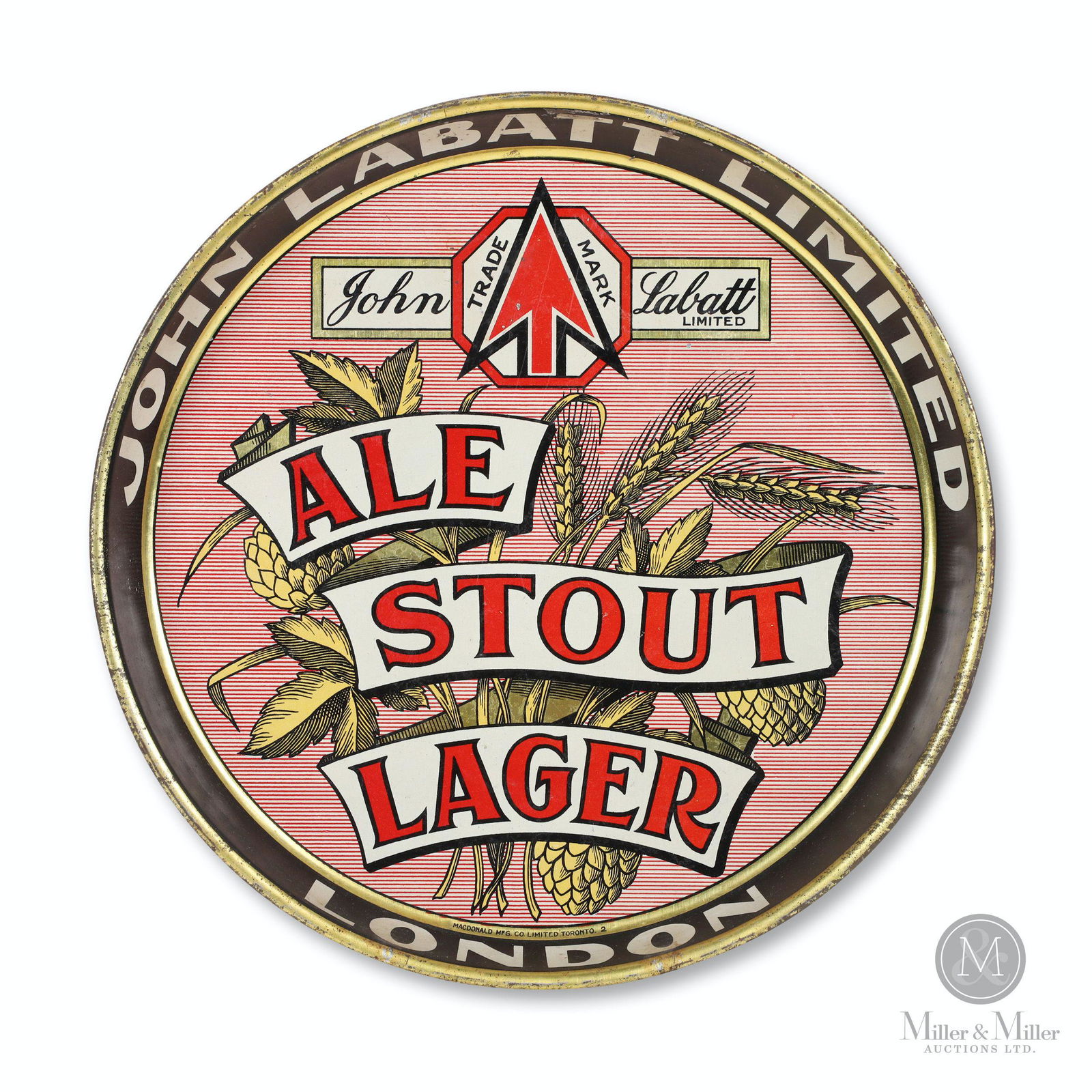 Labatt's Brewery Beer Tray