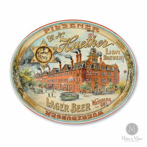 Oval Huethers Lion Brewery Tray