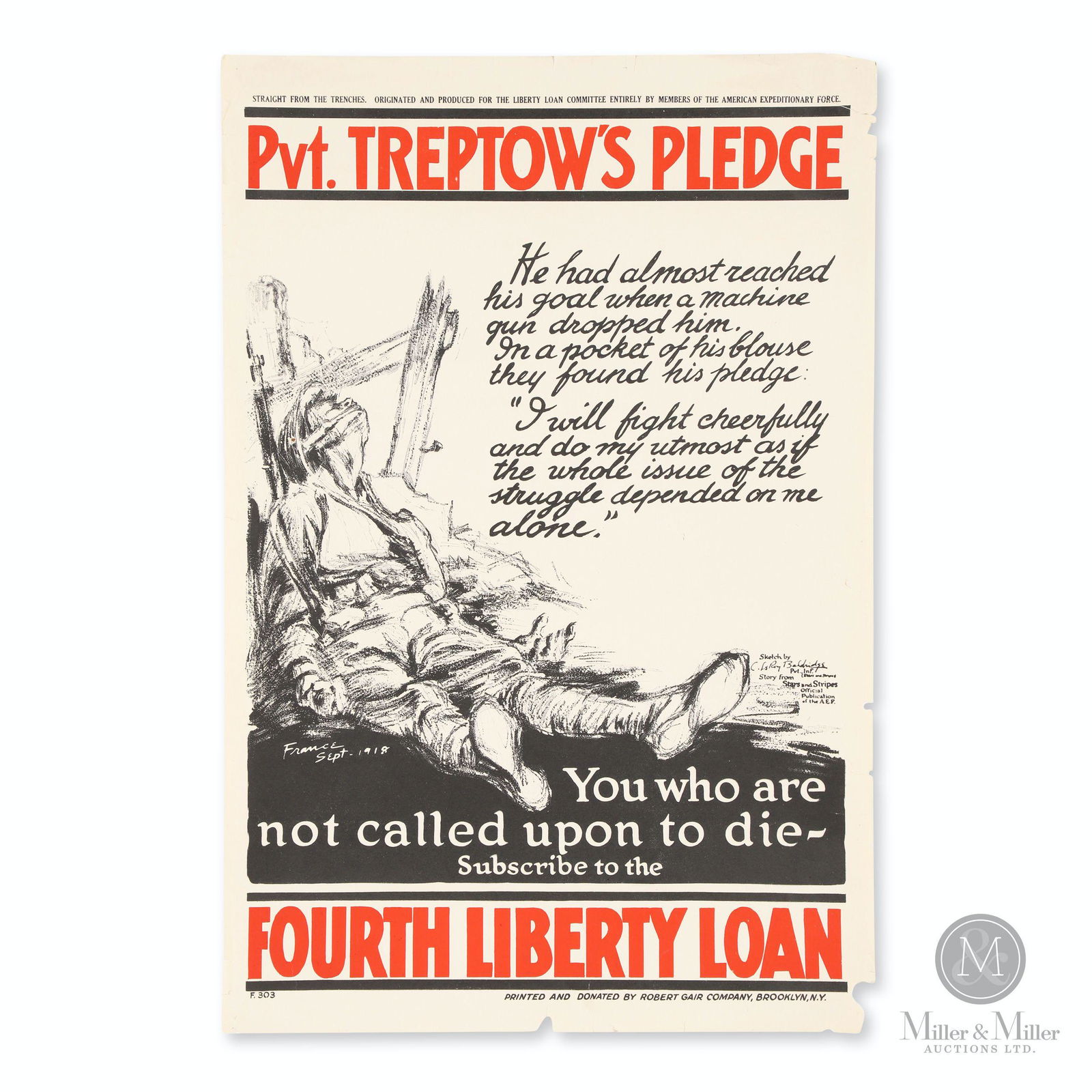 American WWI "Liberty Loan" Propaganda Poster (1 of 11)