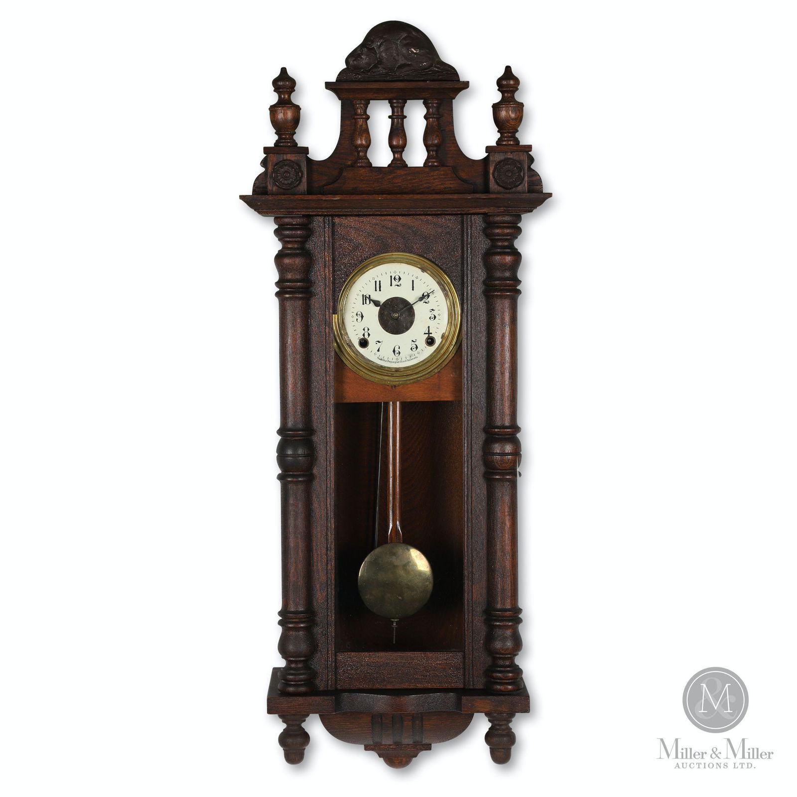 Pequegnat "Beaver 1st Issue" Wall Clock (1 of 13)