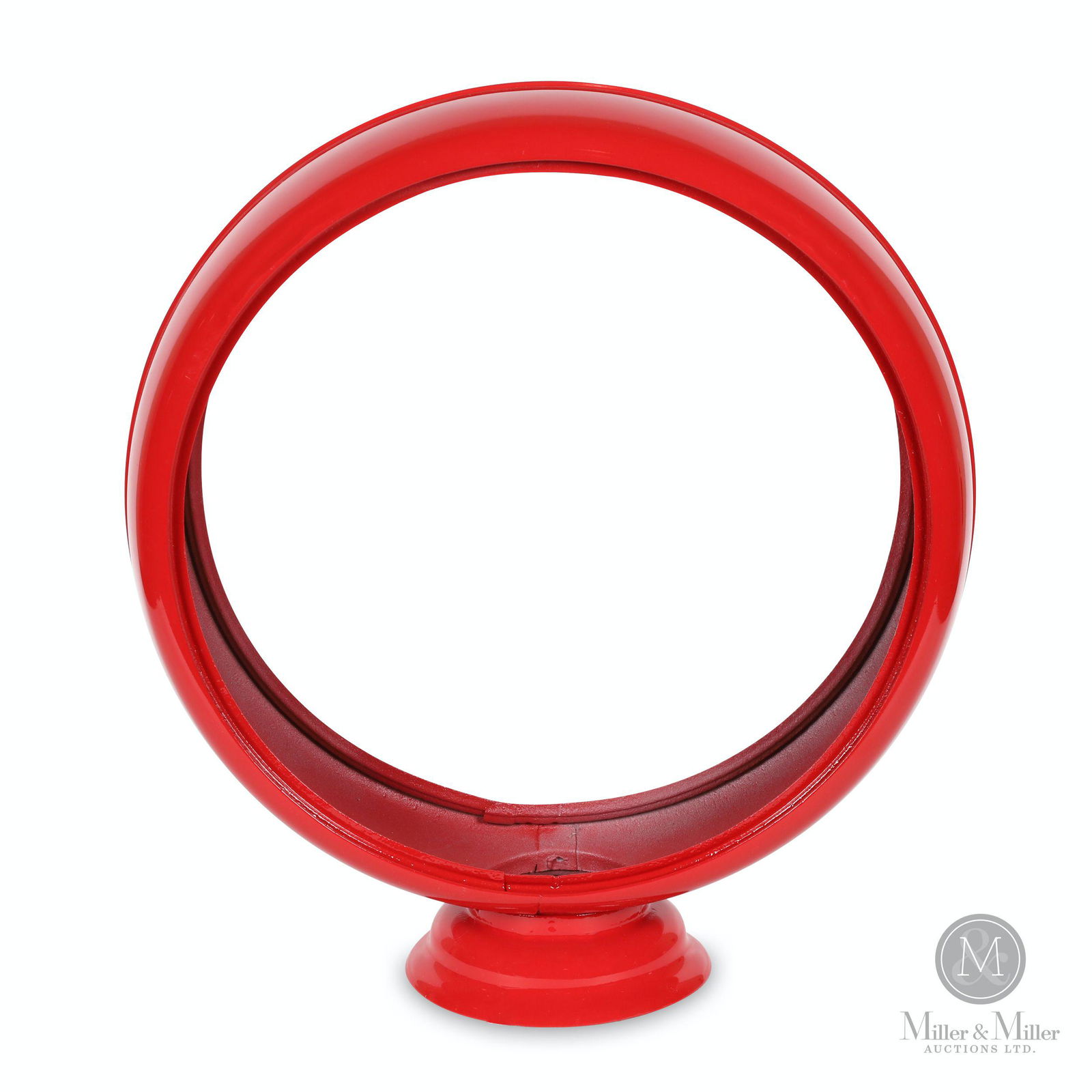 Restored 16" Metal Gas Pump Globe Body (1 of 8)