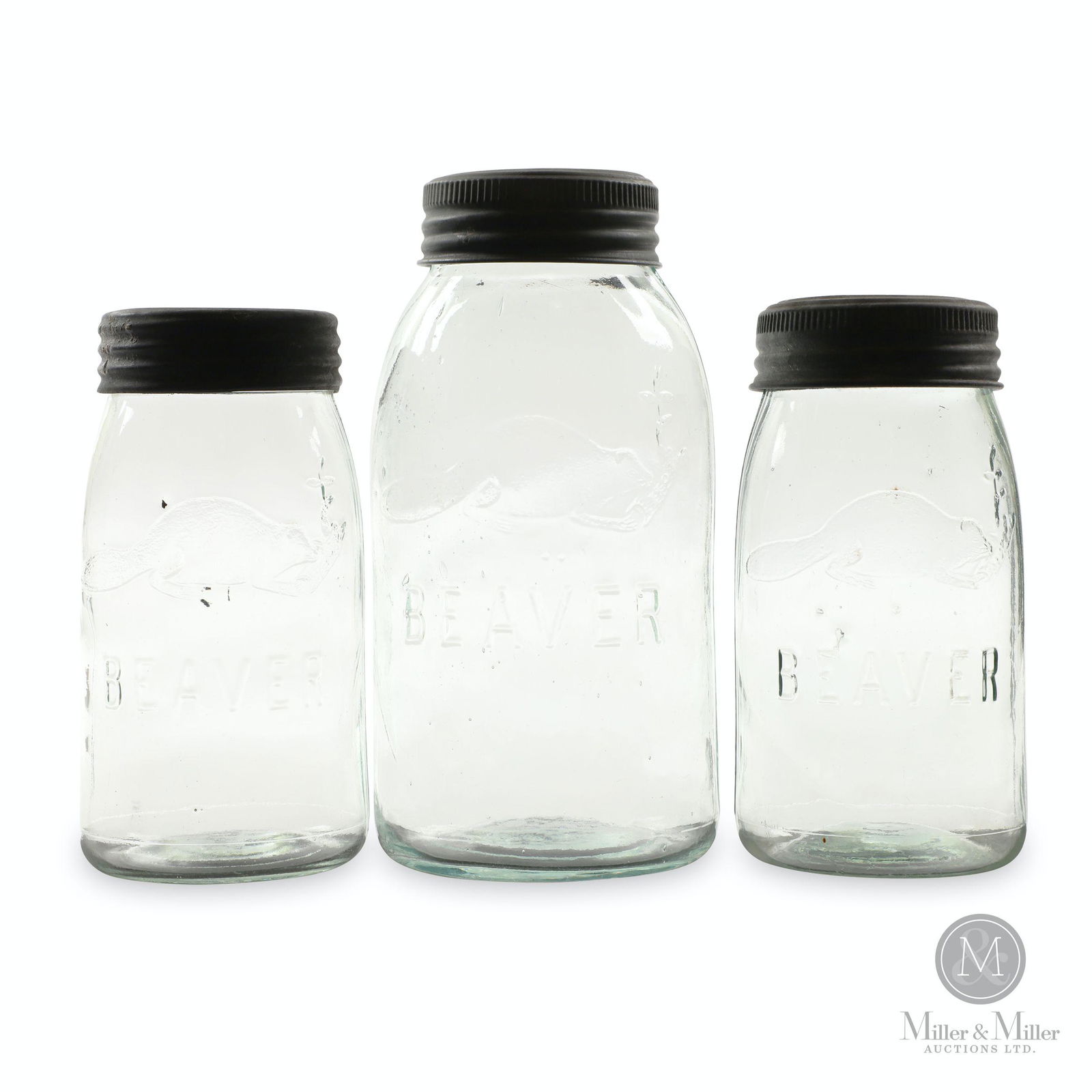 Beaver Quart & 1/2 Gallon Fruit Jars (1 of 11)