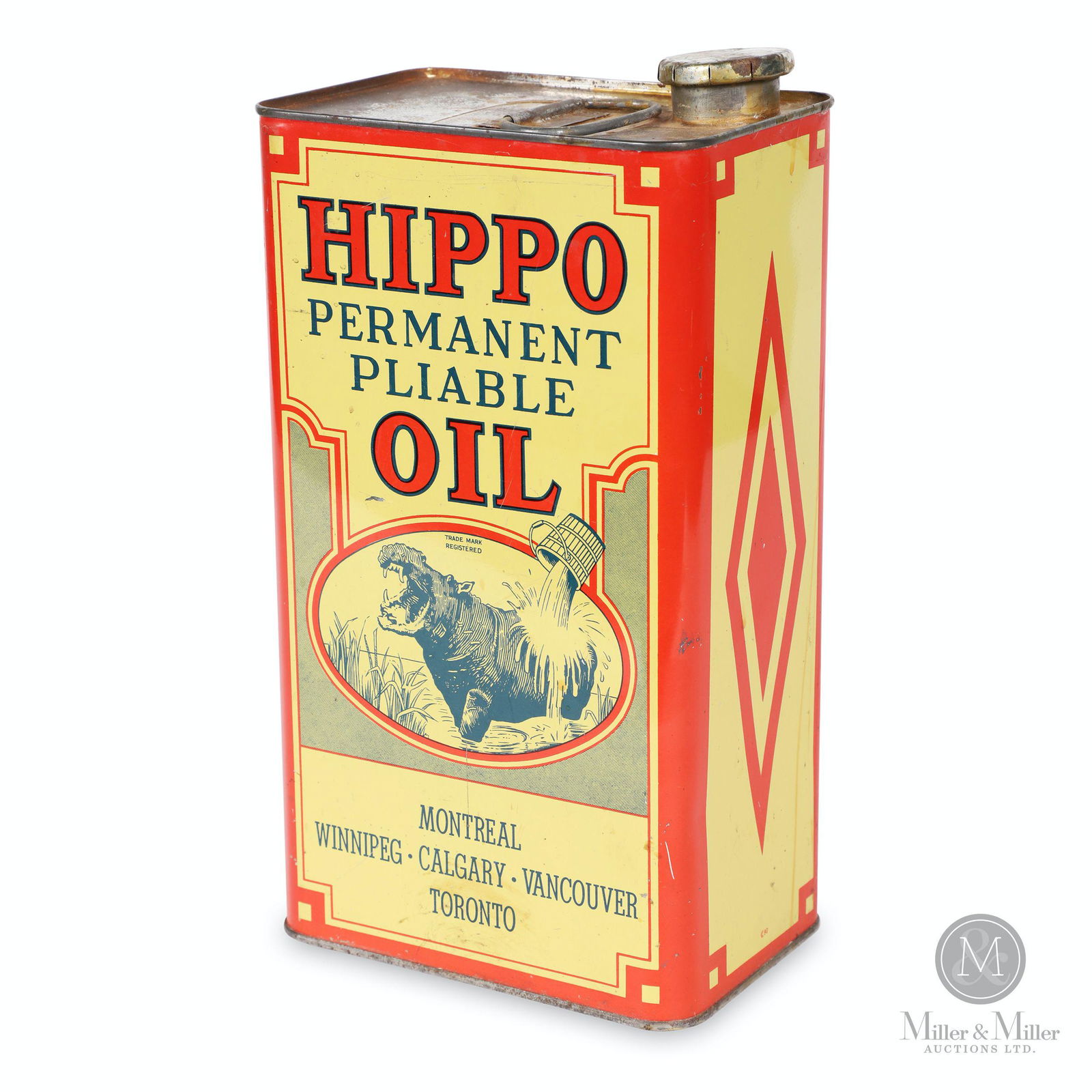 Hippo Permanent Pliable 1 Gallon Oil Tin (1 of 7)