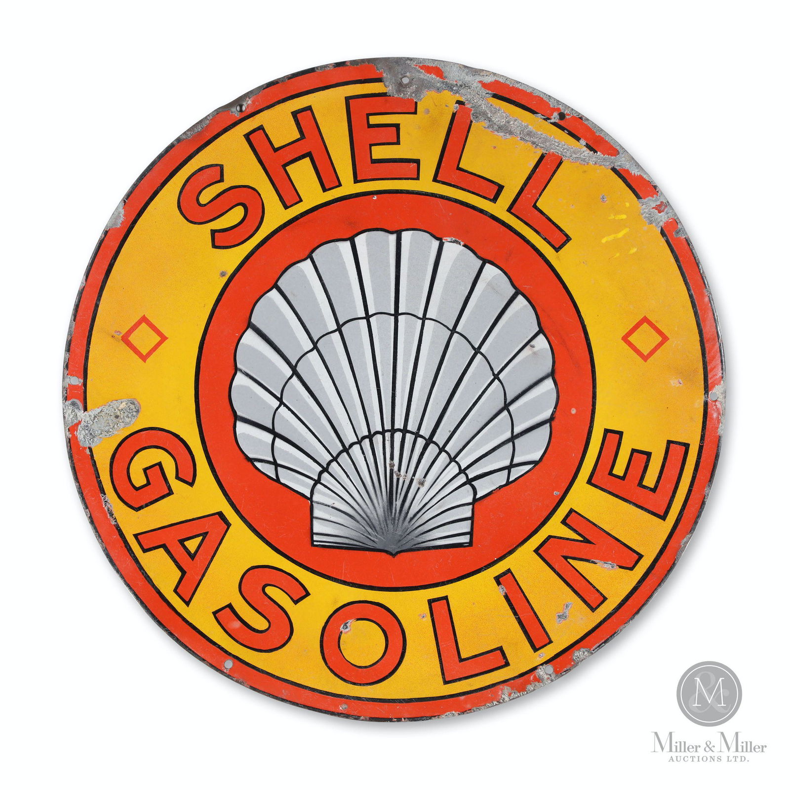 Shell Gasoline "Roxanna" Porcelain Sign (1 of 6)