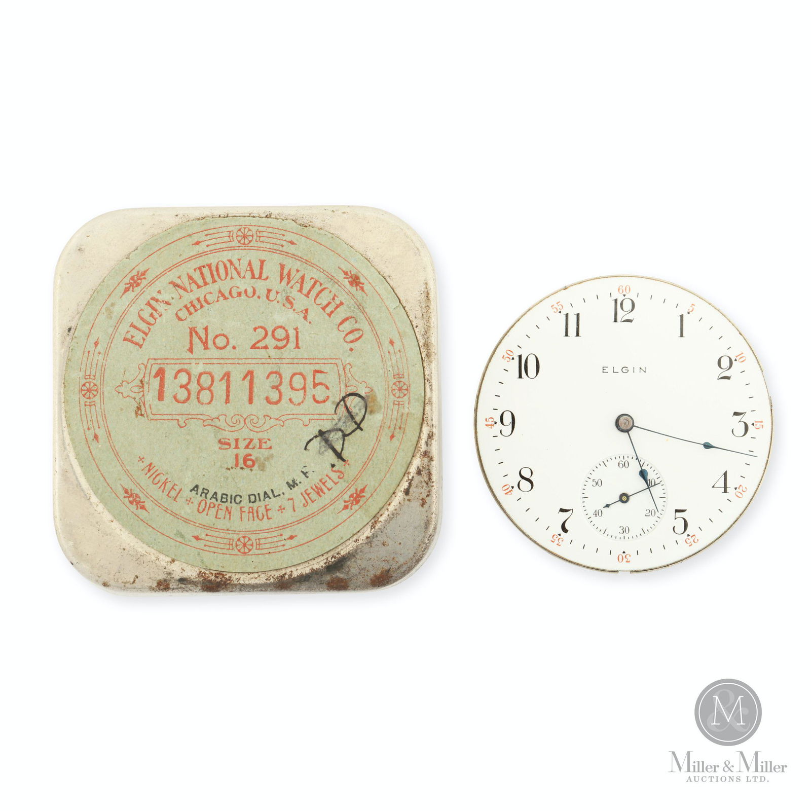 Elgin National Watch Co., 16S 7J (1 of 9)