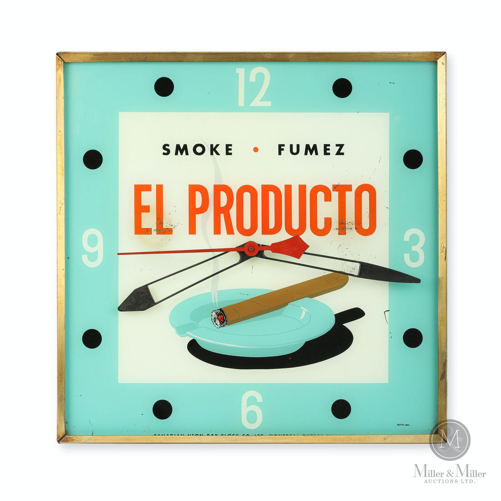 El Producto Cigars Backlit Clock (1 of 11)