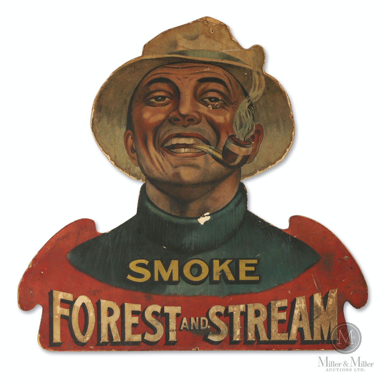 Forest & Stream Tobacco Die-Cut Sign (1 of 6)