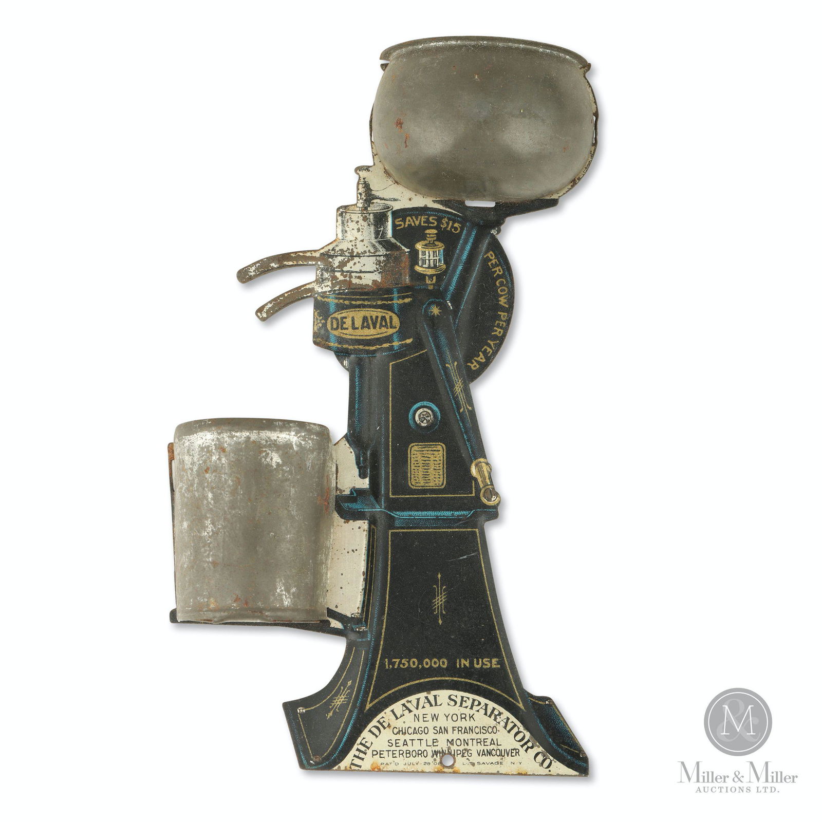 De Laval Cream Separator Tin Litho Match Holder (1 of 7)