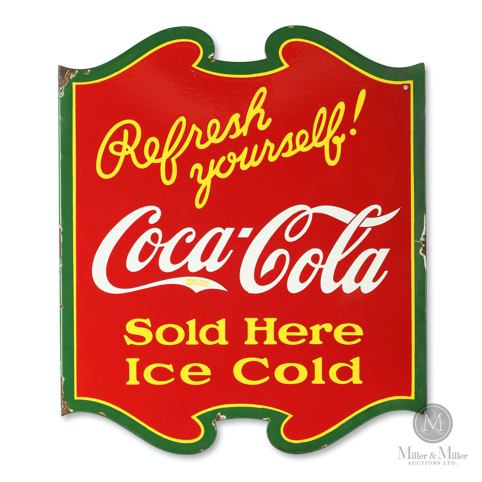 Coca-Cola Porcelain Flange Sign (1 of 5)