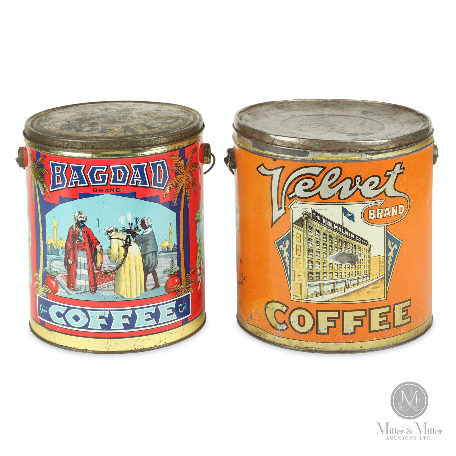 Baghdad and Velvet 5lb Coffee Tins (1 of 10)