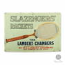 Slazengers' Tennis Rackets Tin Litho Sign