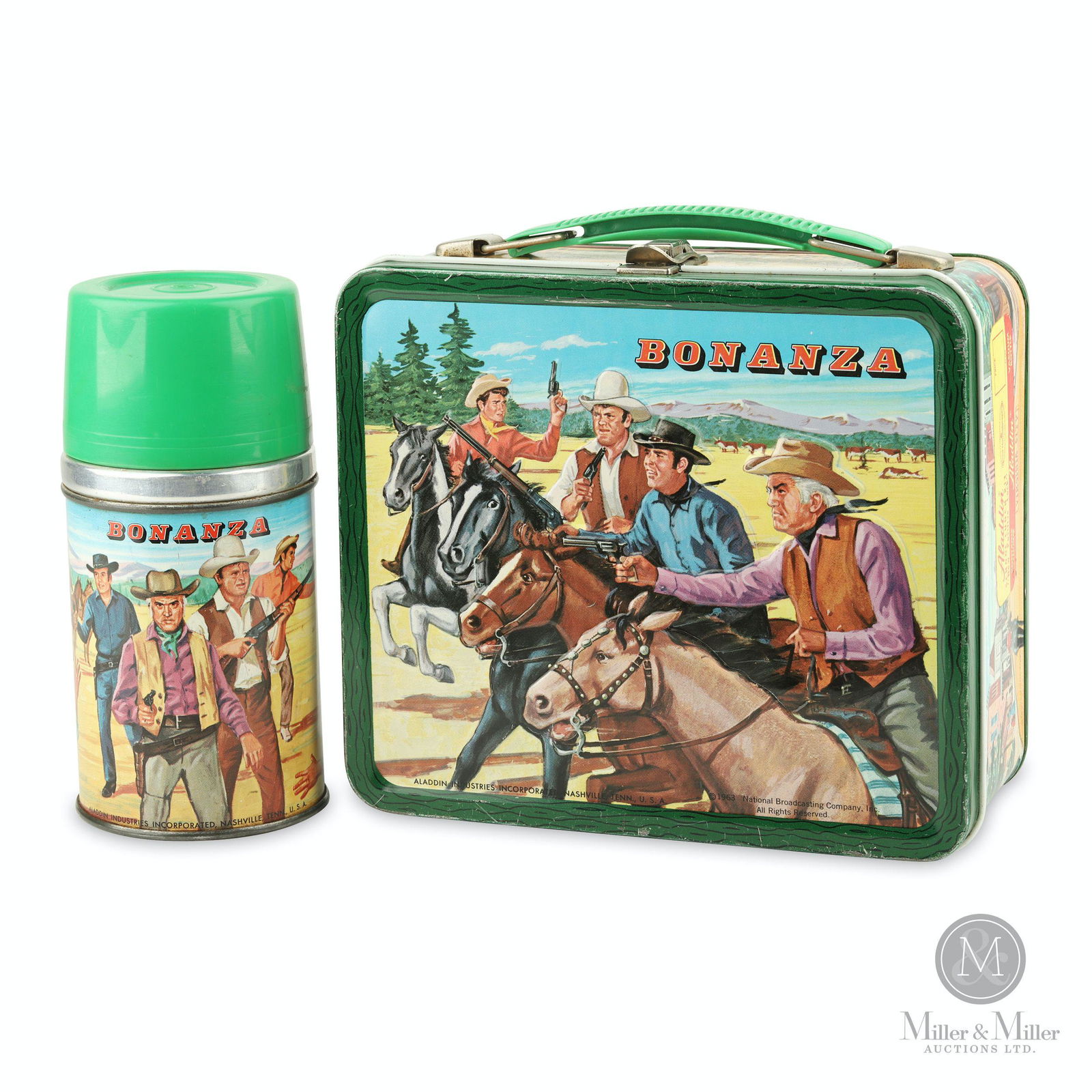 Bonanza Tin Litho Lunch Box & Thermos (1 of 16)