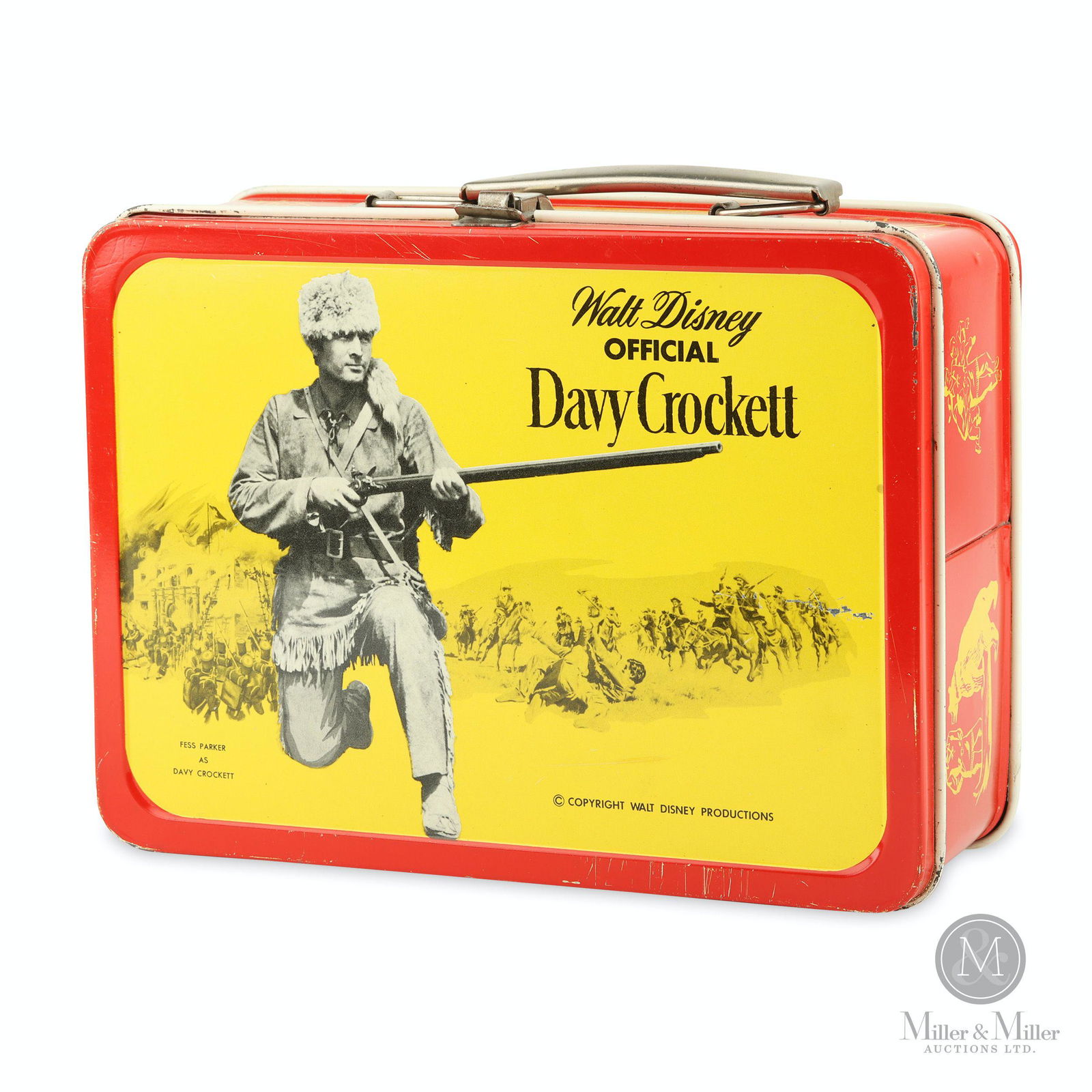 Disney's Davy Crockett Tin Litho Lunch Box (1 of 7)