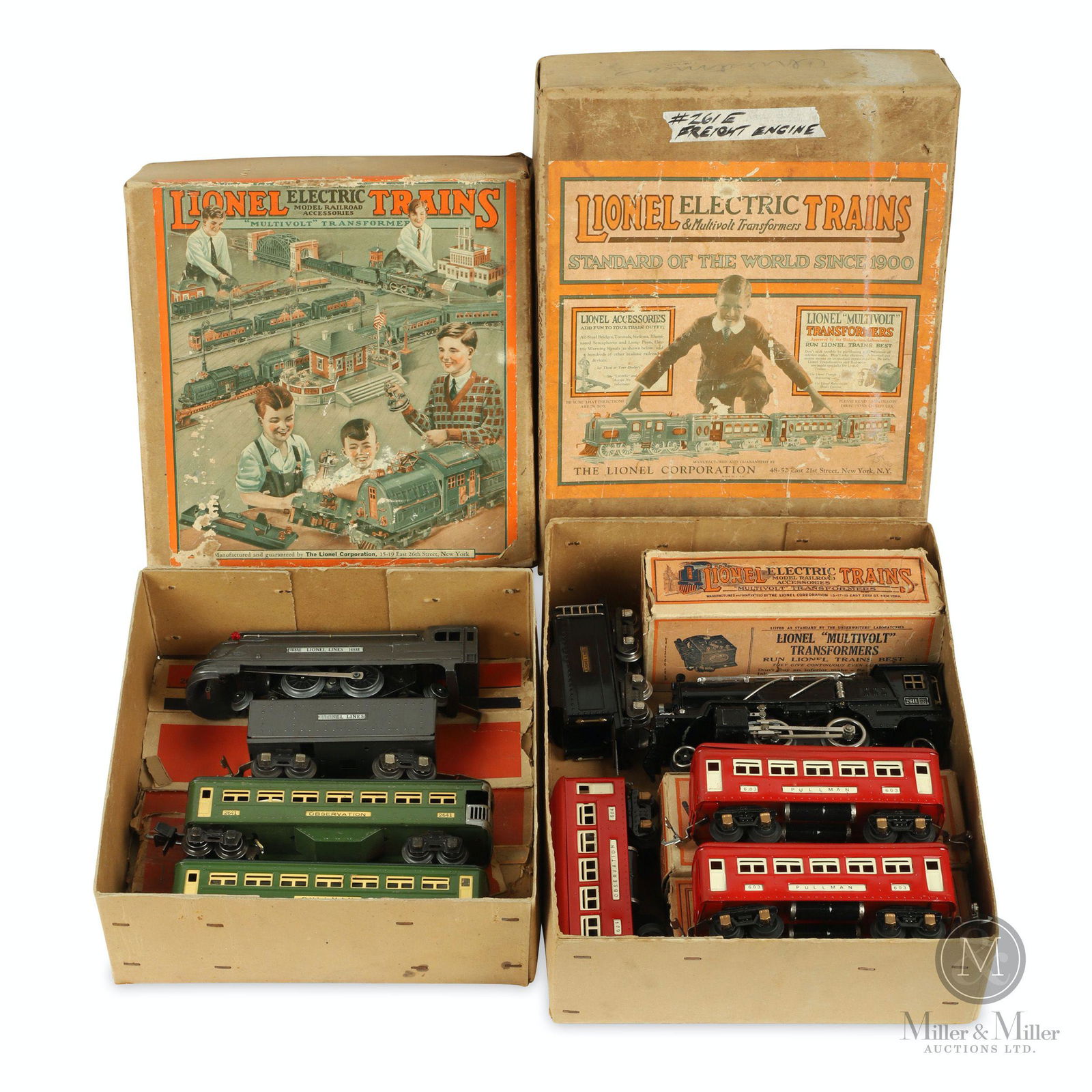Lionel, No. 98 & 133 Boxed Train Sets (1 of 16)