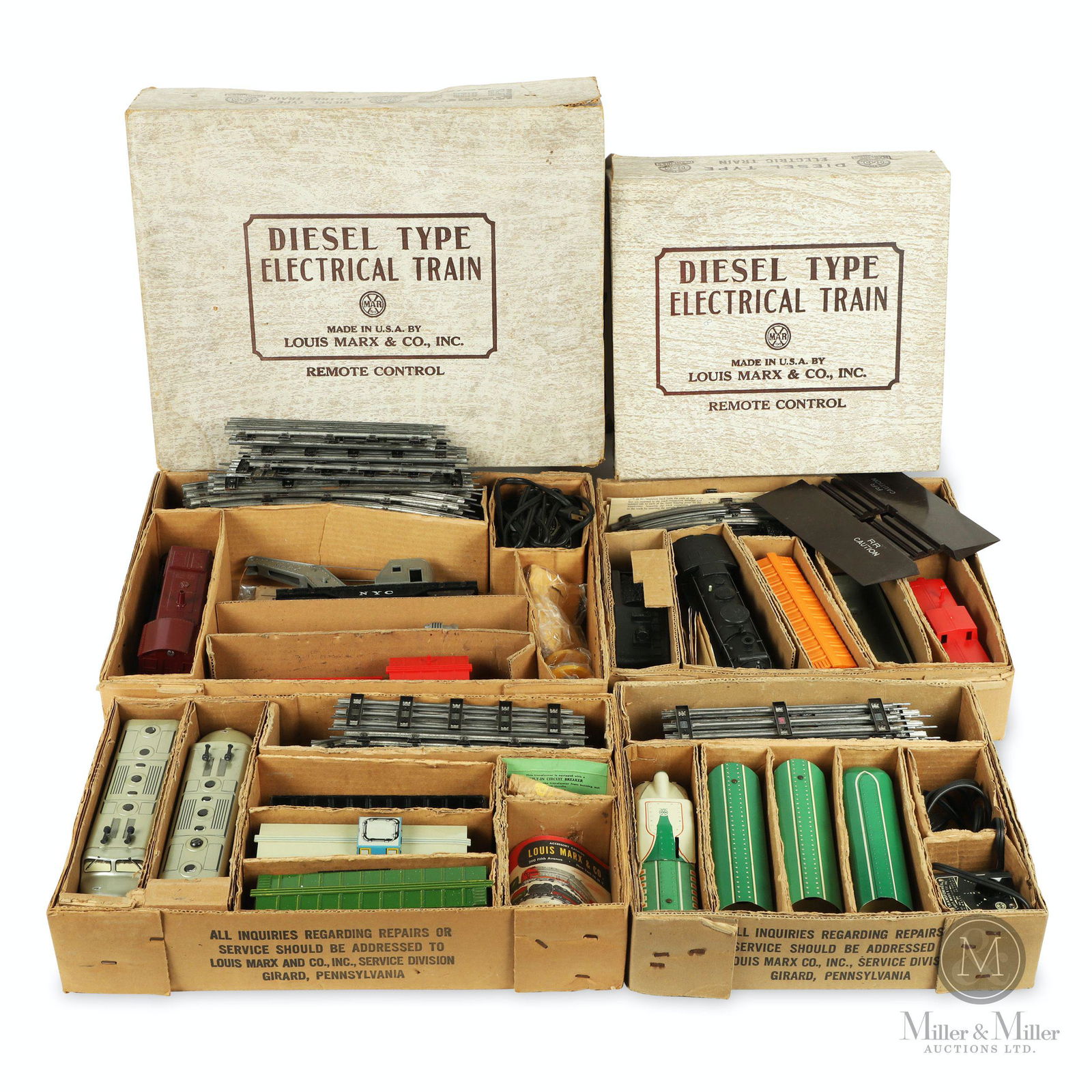 Marx, Diesel Type Electric Train Sets (1 of 18)