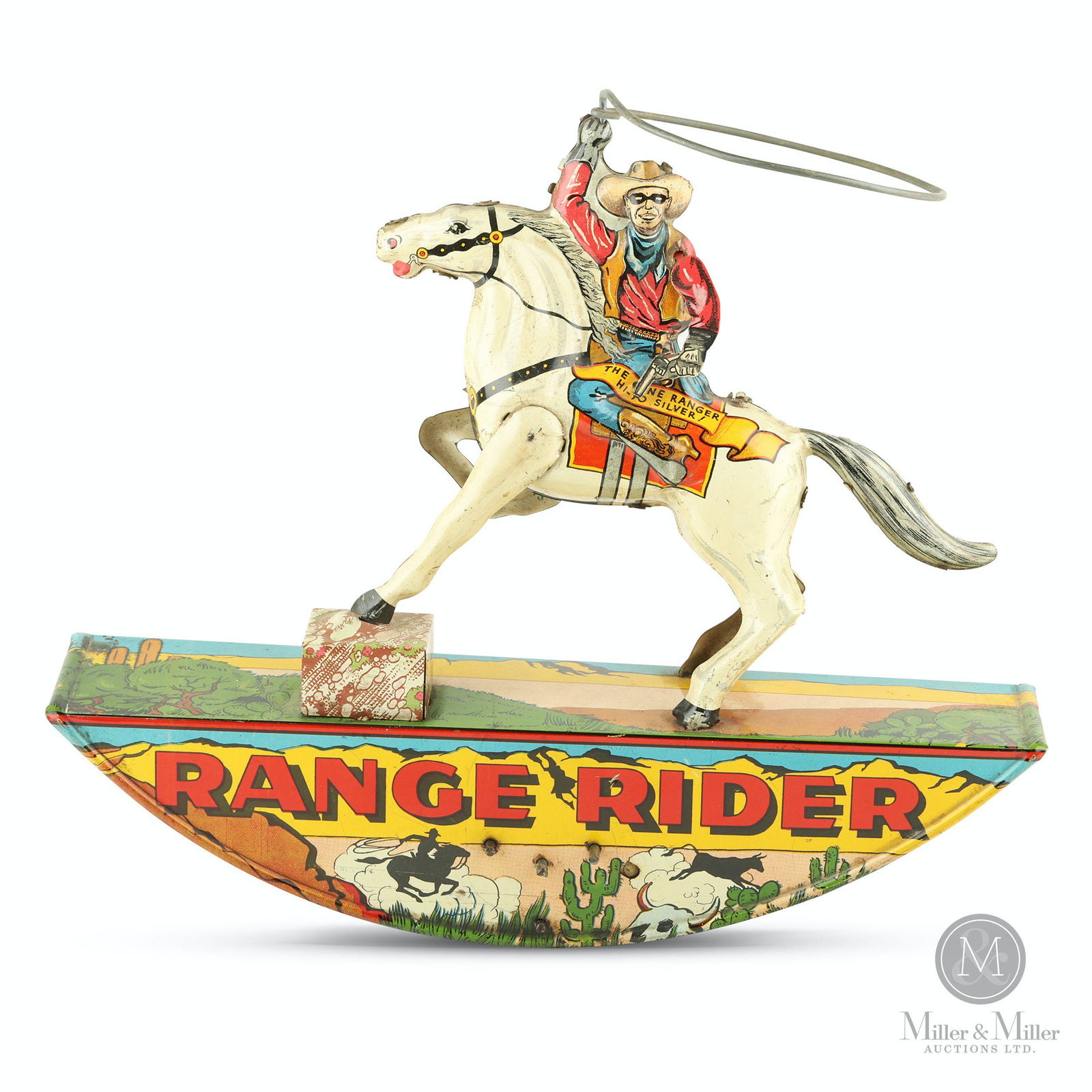 Marx, "The Lone Ranger" Wind-up Rocker (1 of 11)