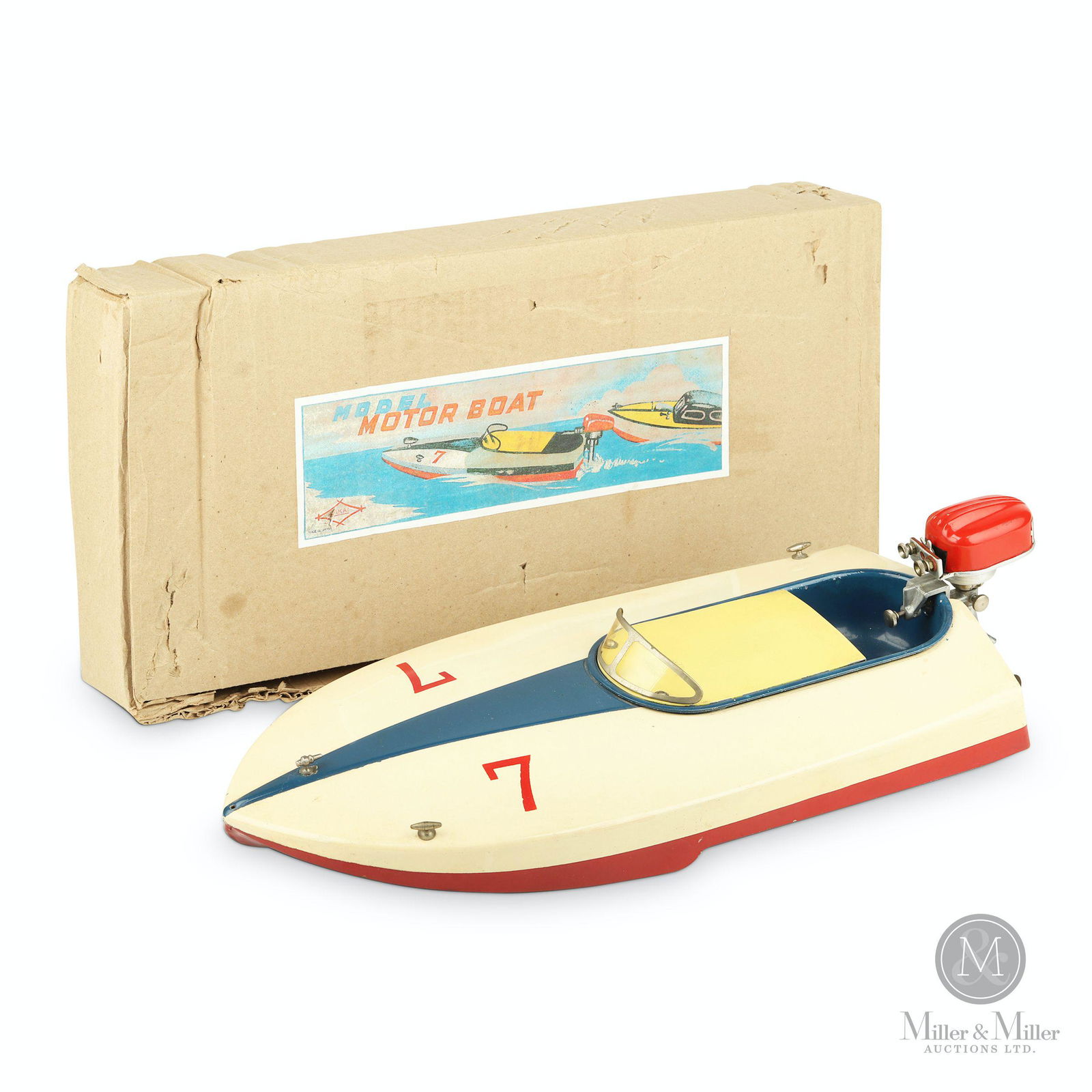 Sakai Japan, Battery-Op Hydroplane Boat (1 of 12)