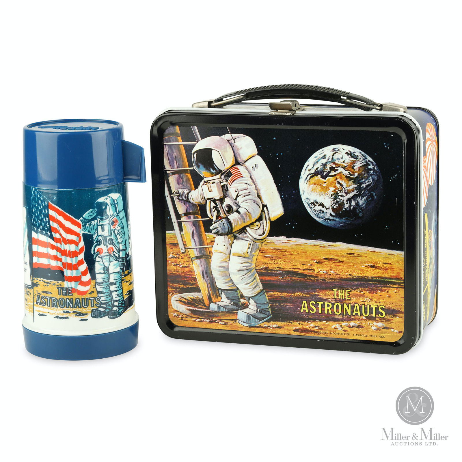 The Astronauts Moon Landing Tin Litho Lunch Box & (1 of 16)