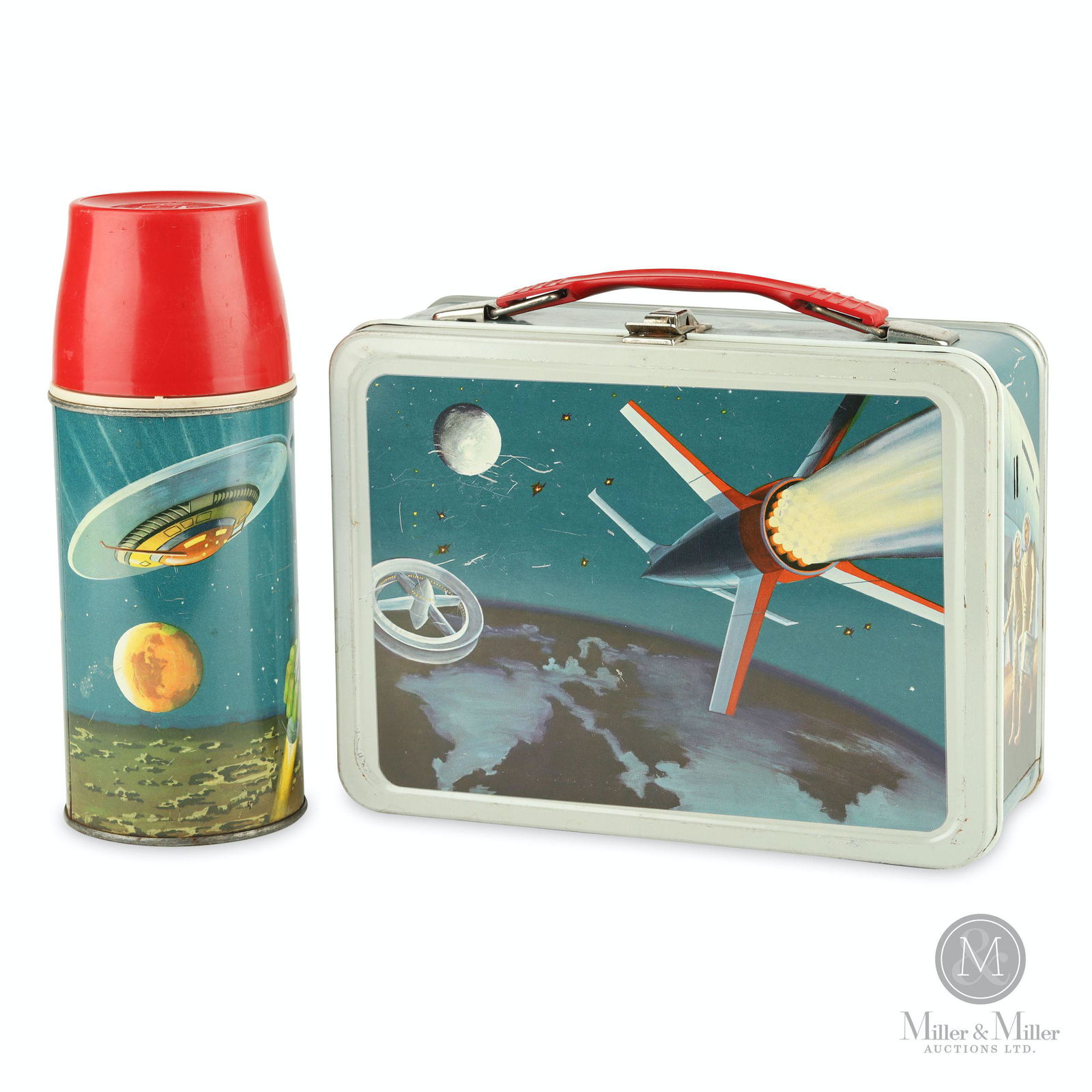 Space Exploration Tin Litho Lunch Box & Thermos (1 of 15)