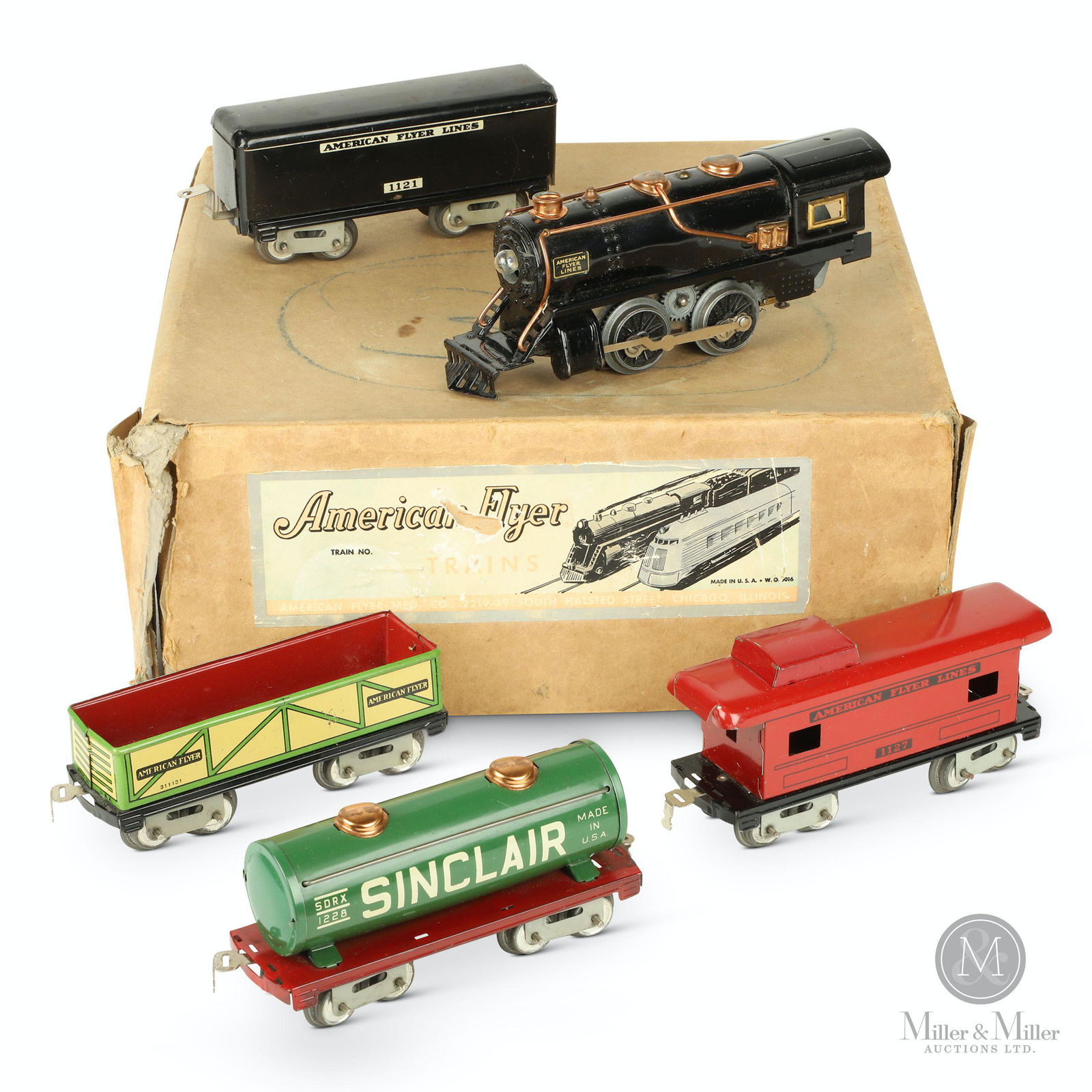 A.C. Gilbert, American Flyer Boxed Train Set (1 of 12)
