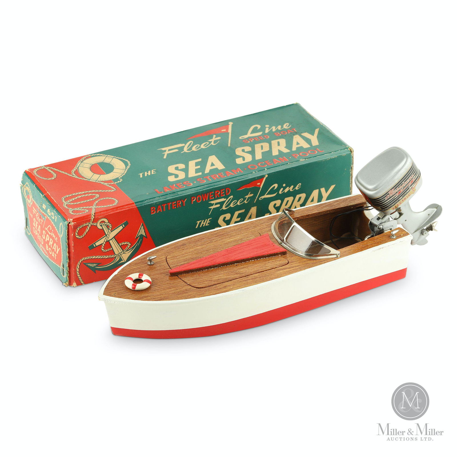 Fleetline, "Sea Spray" Boat & Hurricane Motor (1 of 12)