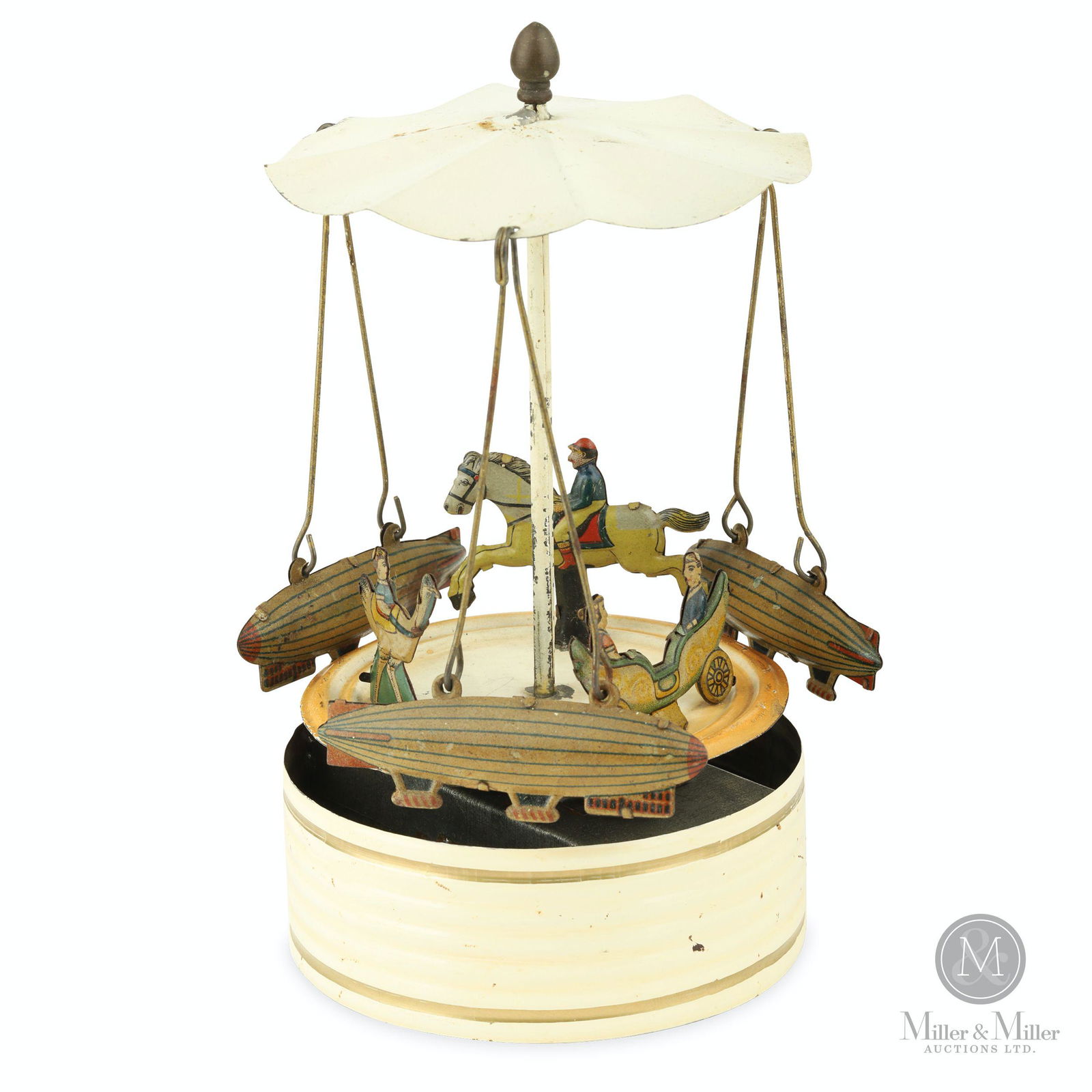 German Wind-up Zeppelin Merry-Go-Round (1 of 6)