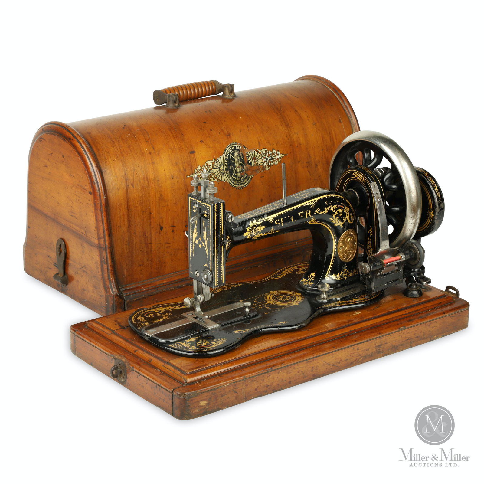 Singer 12K "Fiddle Base" Sewing Machine (1 of 12)