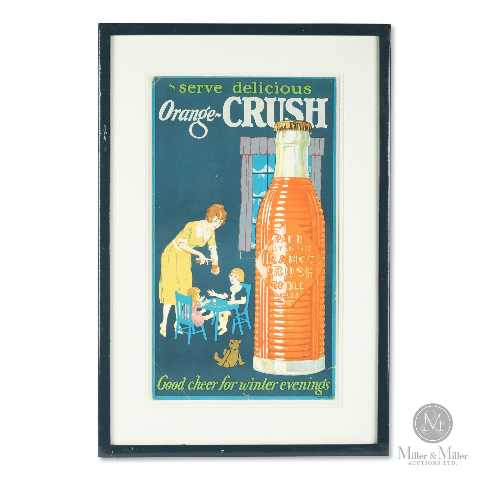Orange Crush "Winter Evenings" Cardboard Poster (1 of 6)
