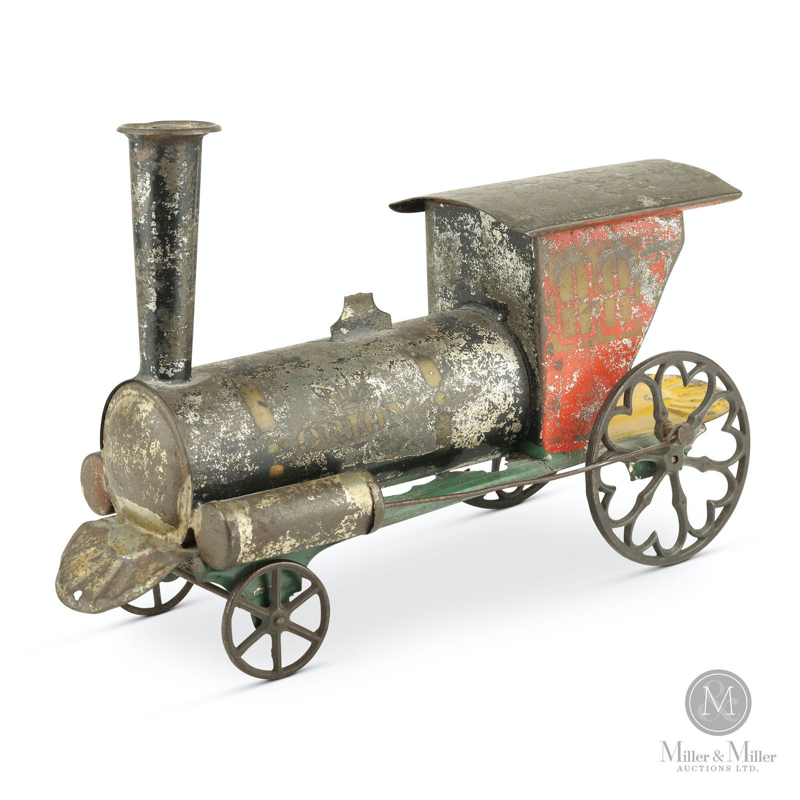 Ives, Tin Litho Orion Locomotive Toy (1 of 7)