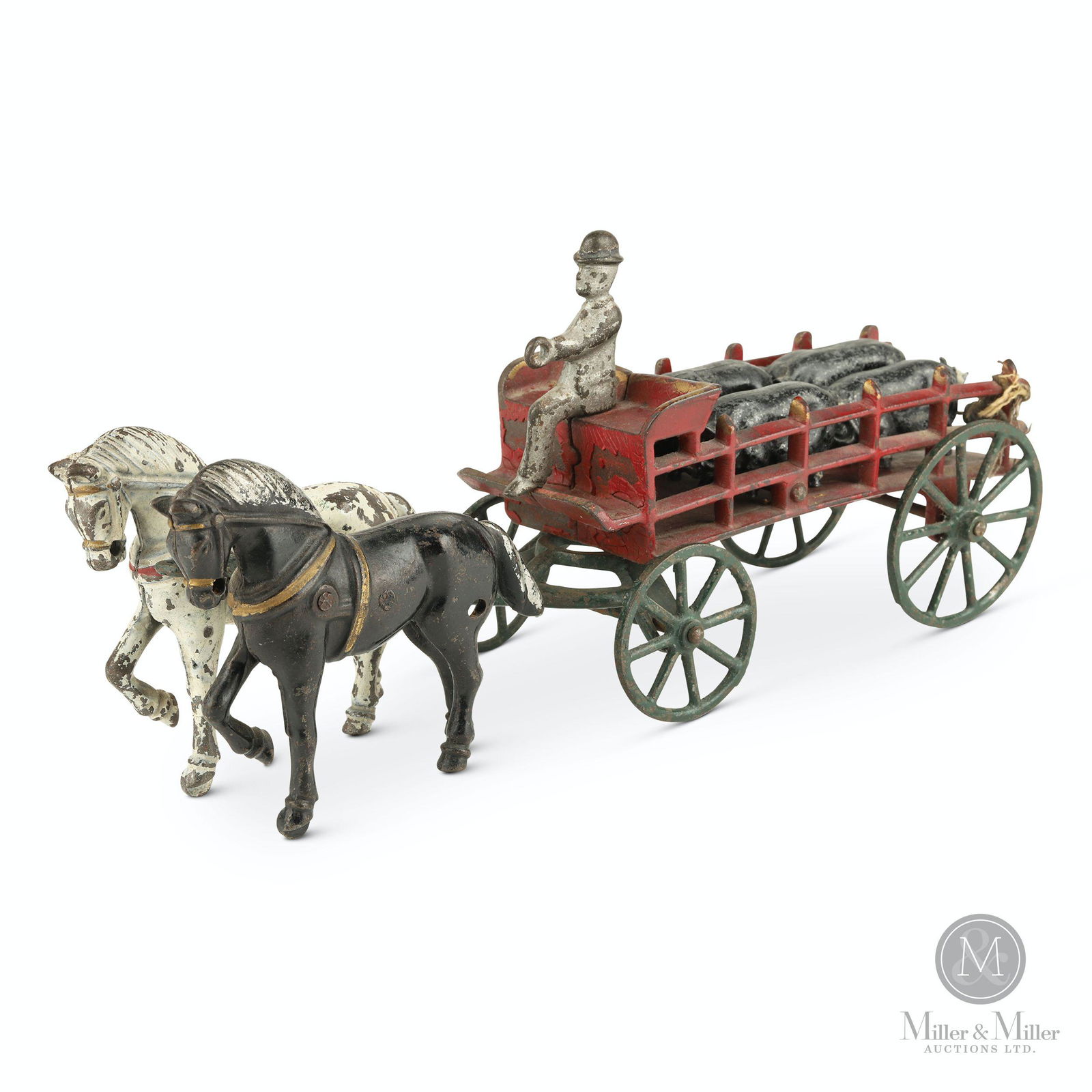Kenton, Cast Iron Farm Wagon (1 of 7)