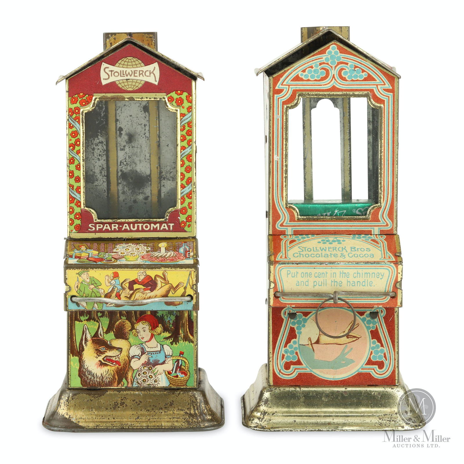 Stollwerck Bros., Tin Litho Chocolate Dispensers (1 of 7)