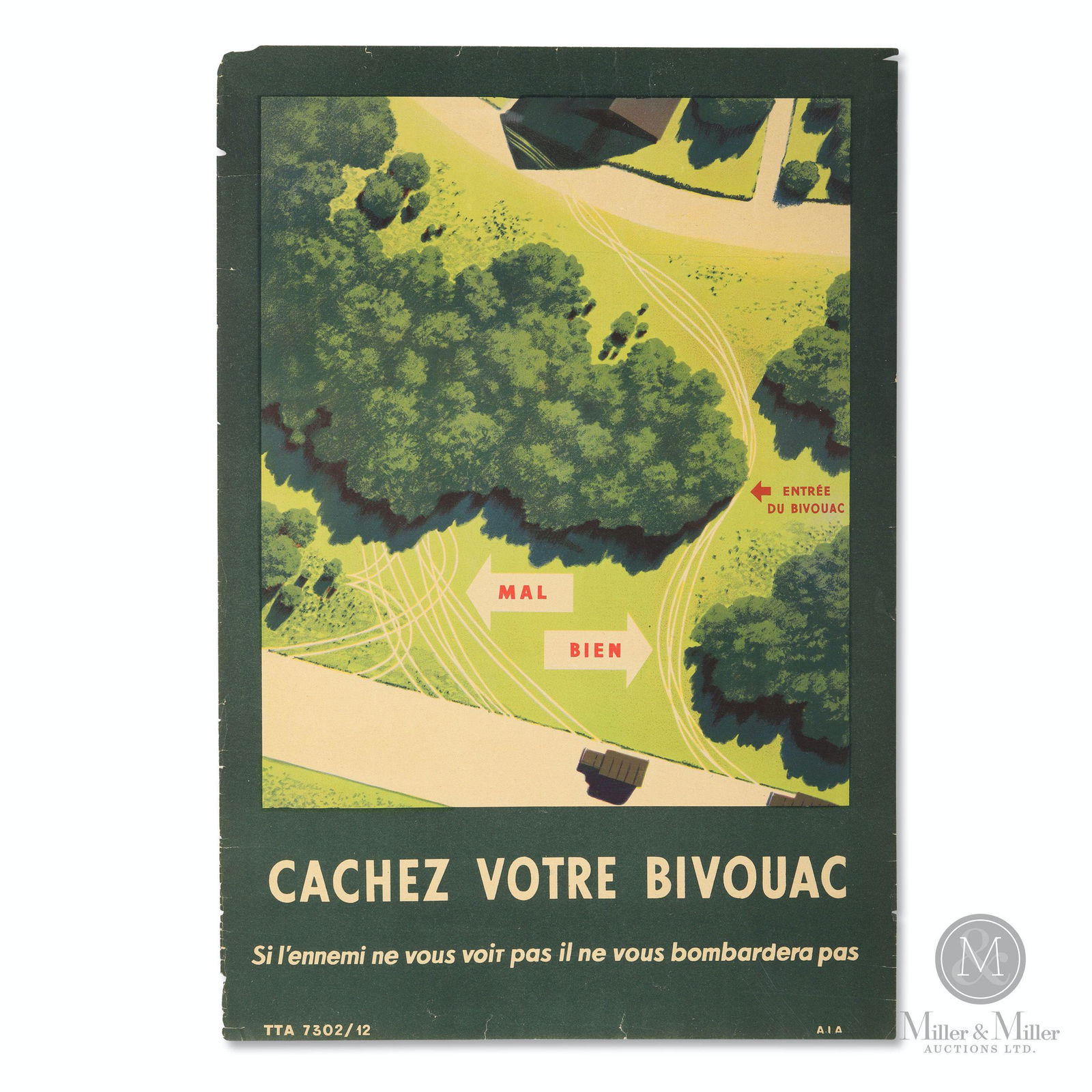 WWII French Canadian Infantry Training Poster (1 of 4)