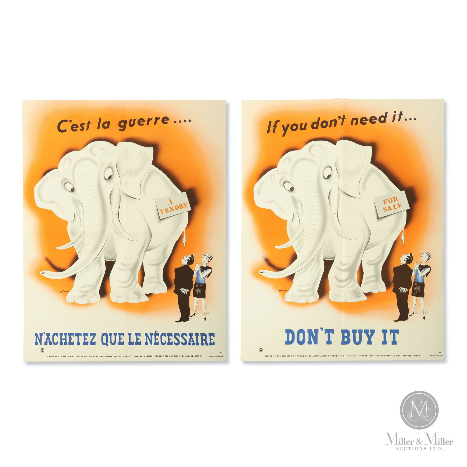 WWII-Era Canadian Conservation War Drive Posters (1 of 9)