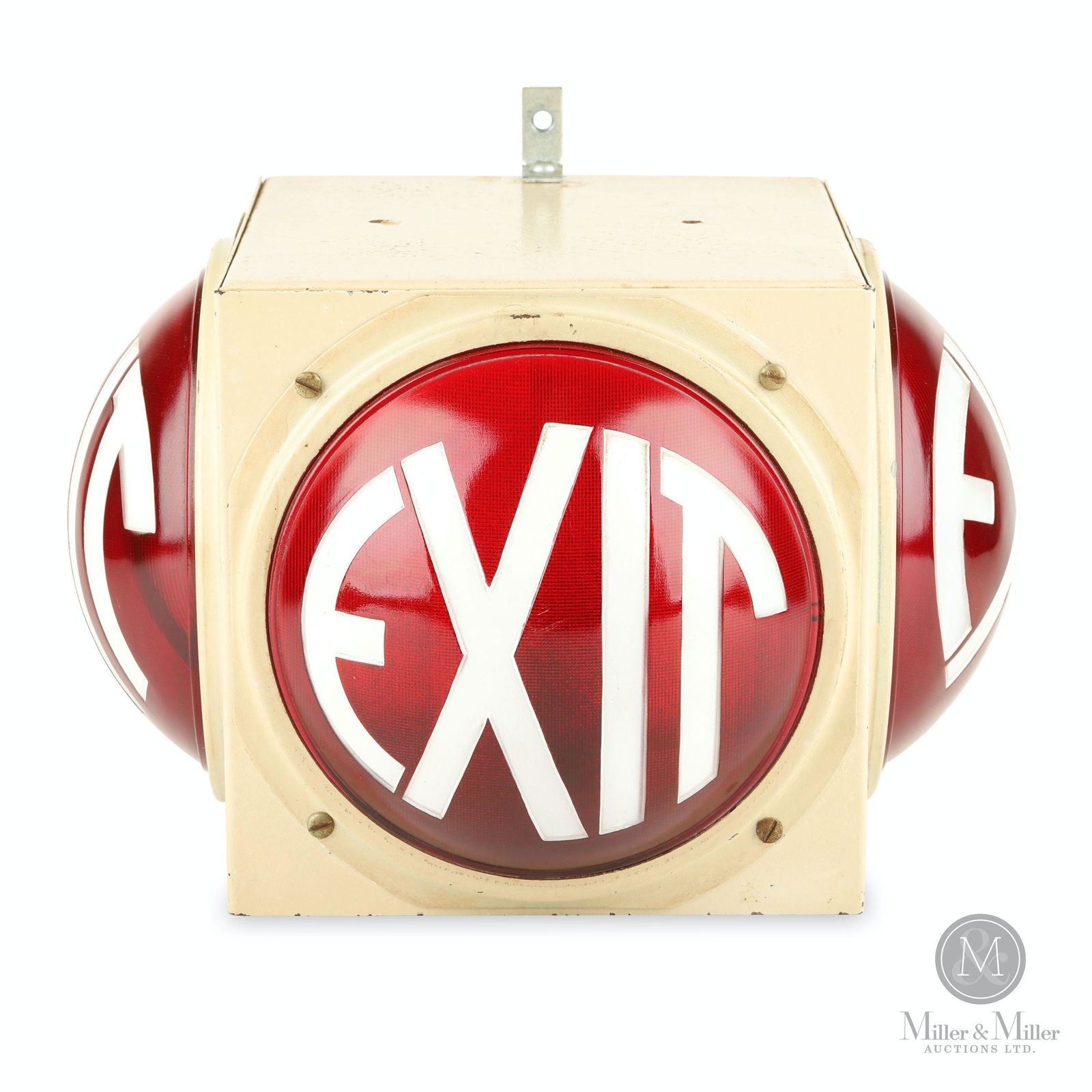 Lighted 3-Sided Exit Sign (1 of 8)