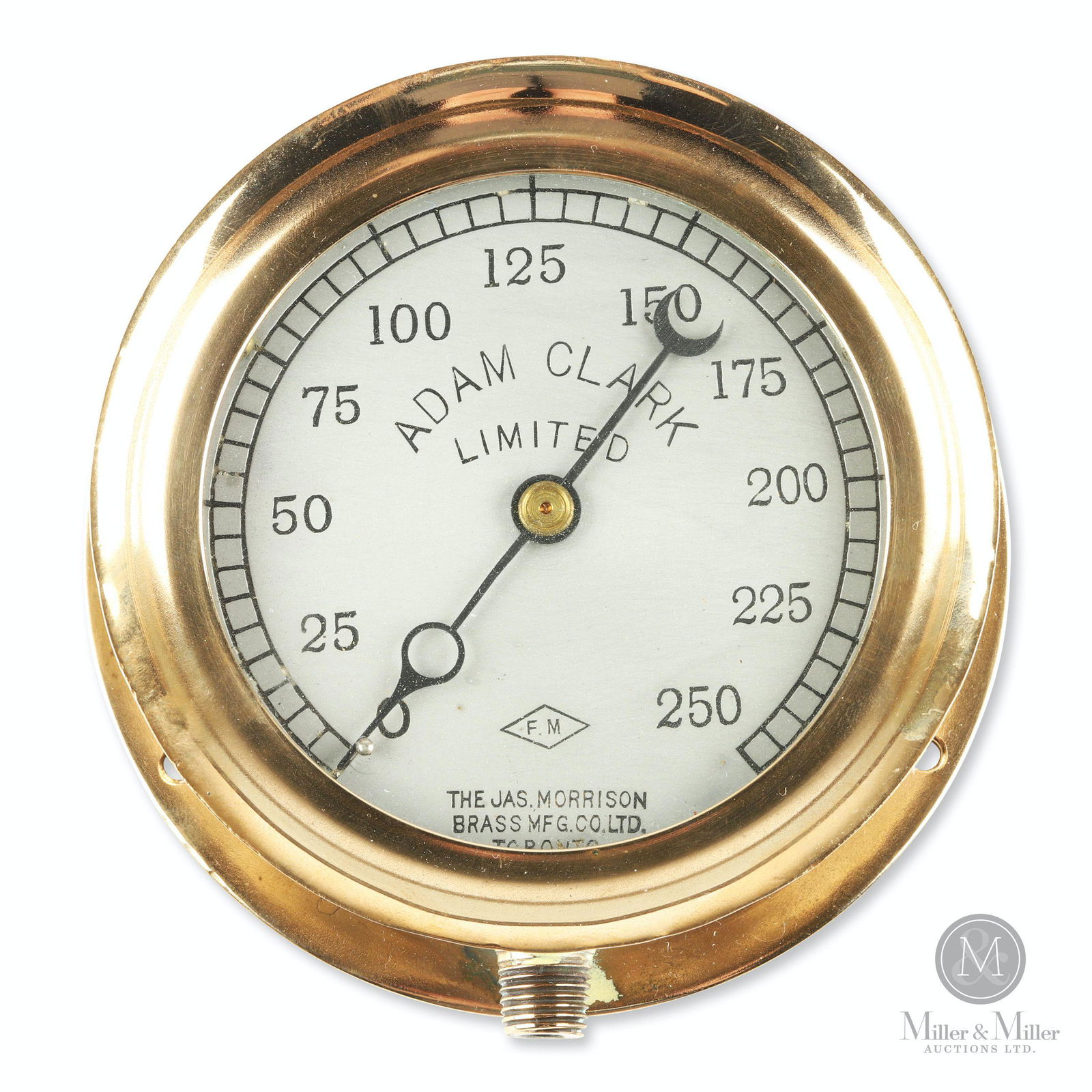 Adam Clark Limited 5â€ Steam Pressure Gauge (1 of 7)