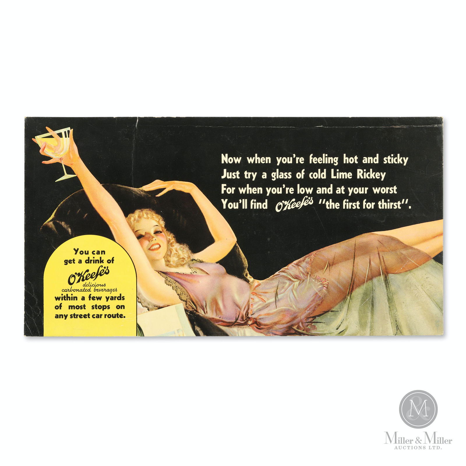 O'Keefe's Beverages Cardboard Trolley Poster (1 of 4)