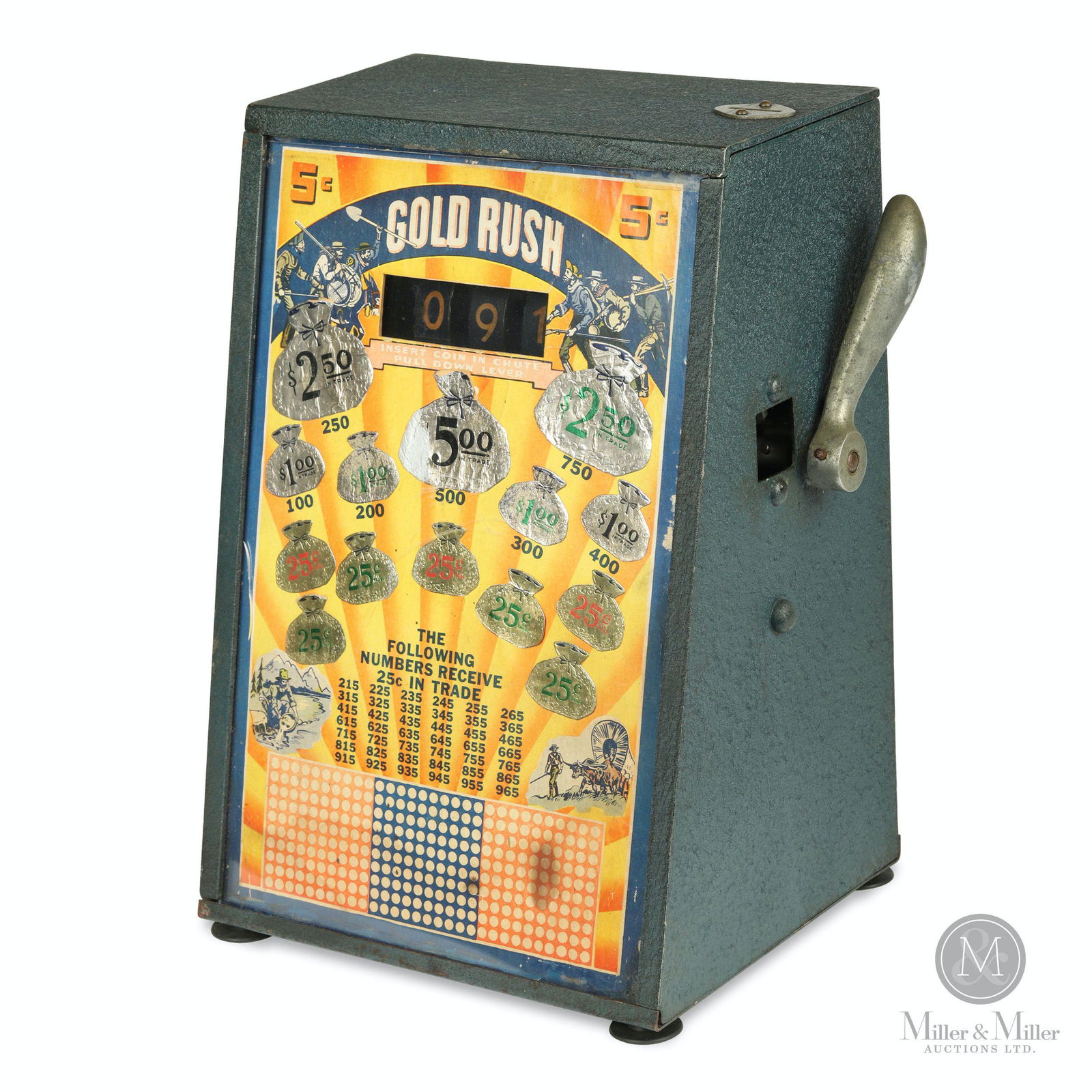 Bally Gold Rush 5 Cent Trade Stimulator (1 of 7)