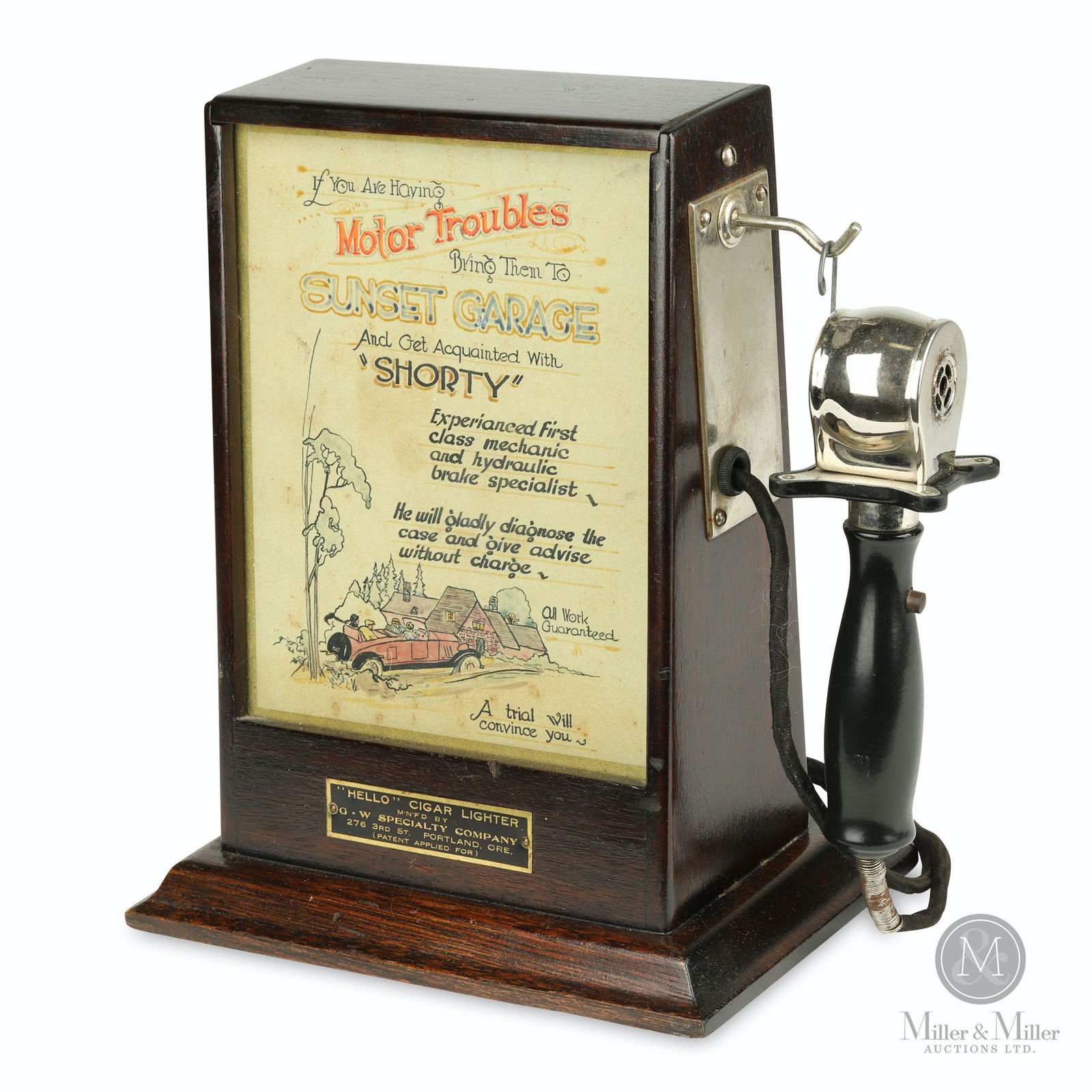 G.W. Specialty Co. "Hello" Countertop Cigar Lighter