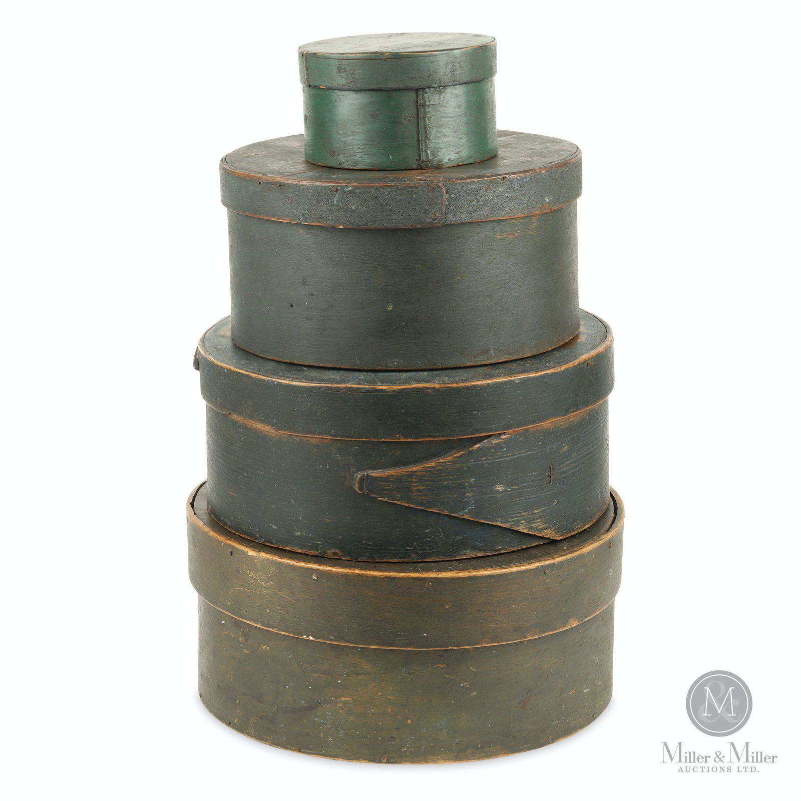 Painted Wood Pantry Boxes