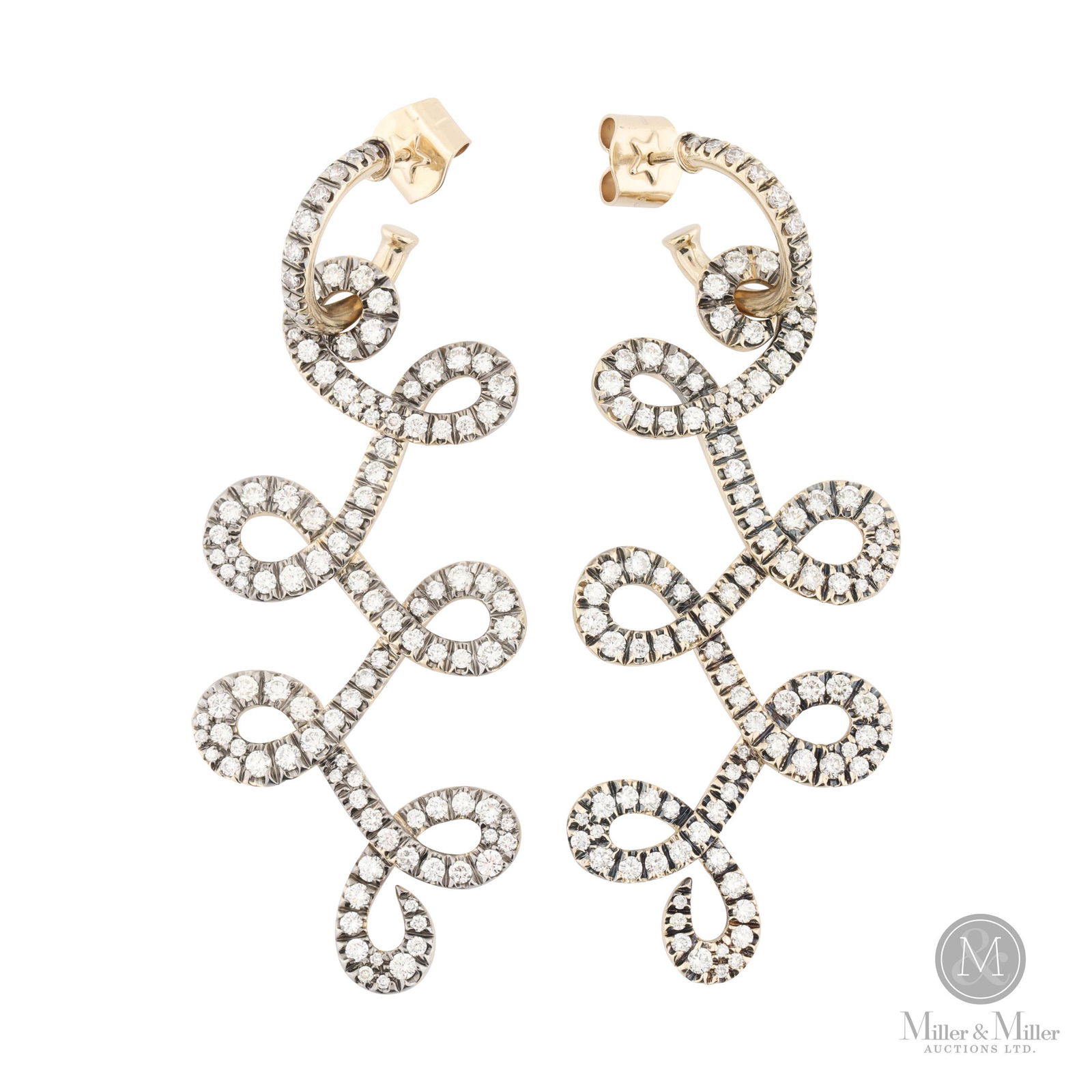 H. Stern, 18K 5.01ctw "Celtic Dunes" Earrings (1 of 5)