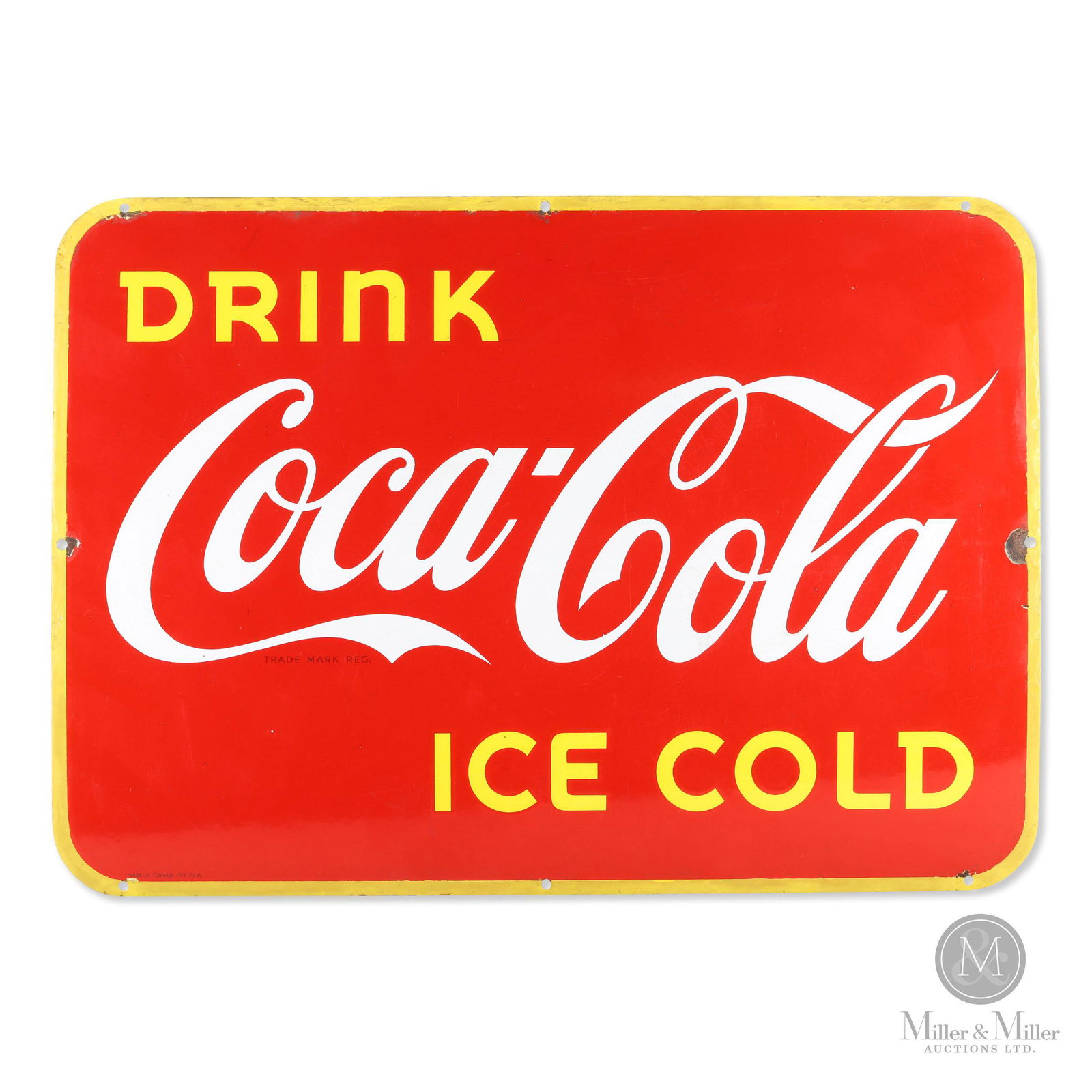 Coca-Cola Door Kick Sign (1 of 6)