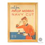 Philip Morris Navy Cut Cigarettes Lithograph