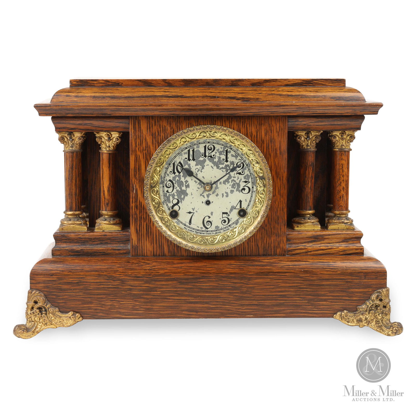 Pequegnat "Grecian" Shelf Clock (1 of 12)